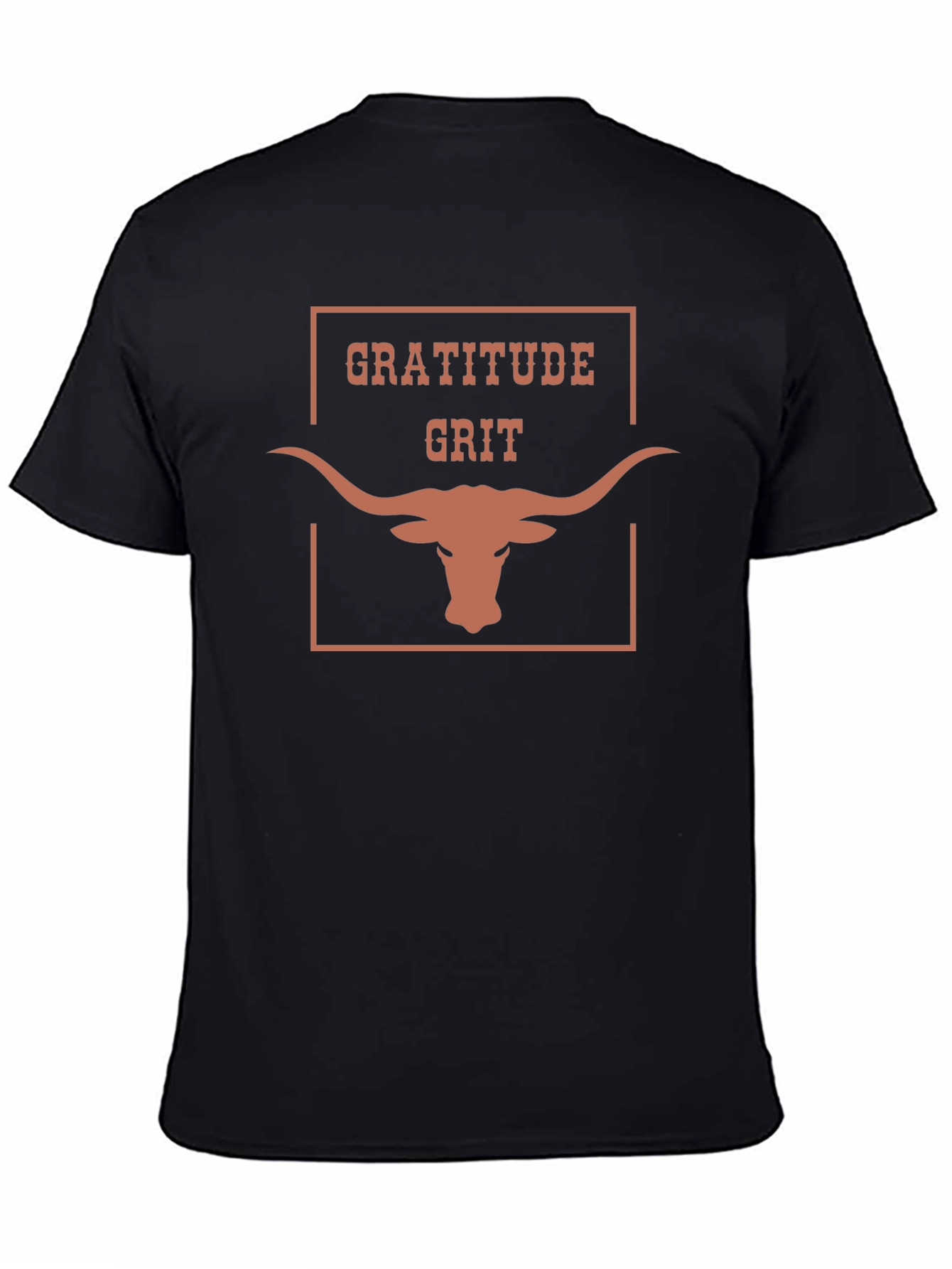 Gratitude Grit Steer Graphic Tee