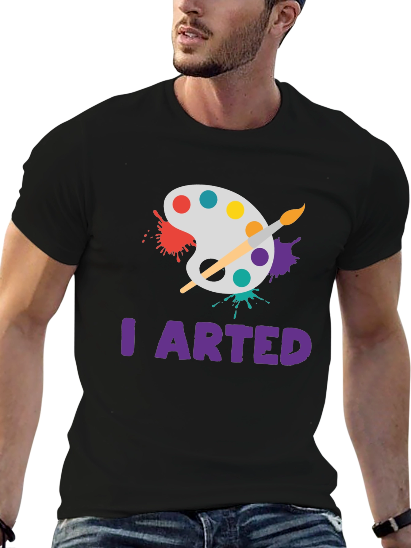 I Arted T-Shirt - Painters Palette Design