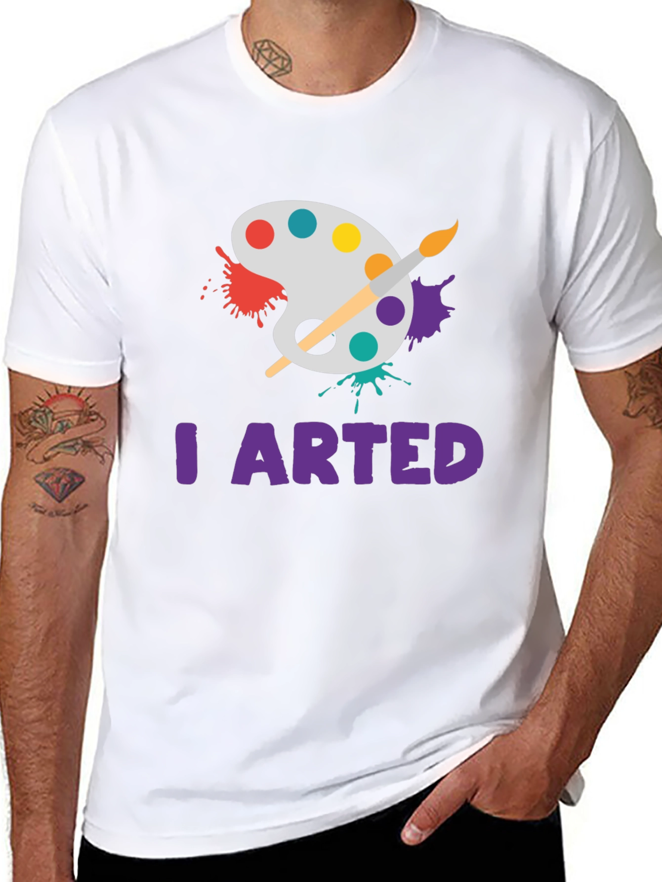 I Arted T-Shirt - Painters Palette Design