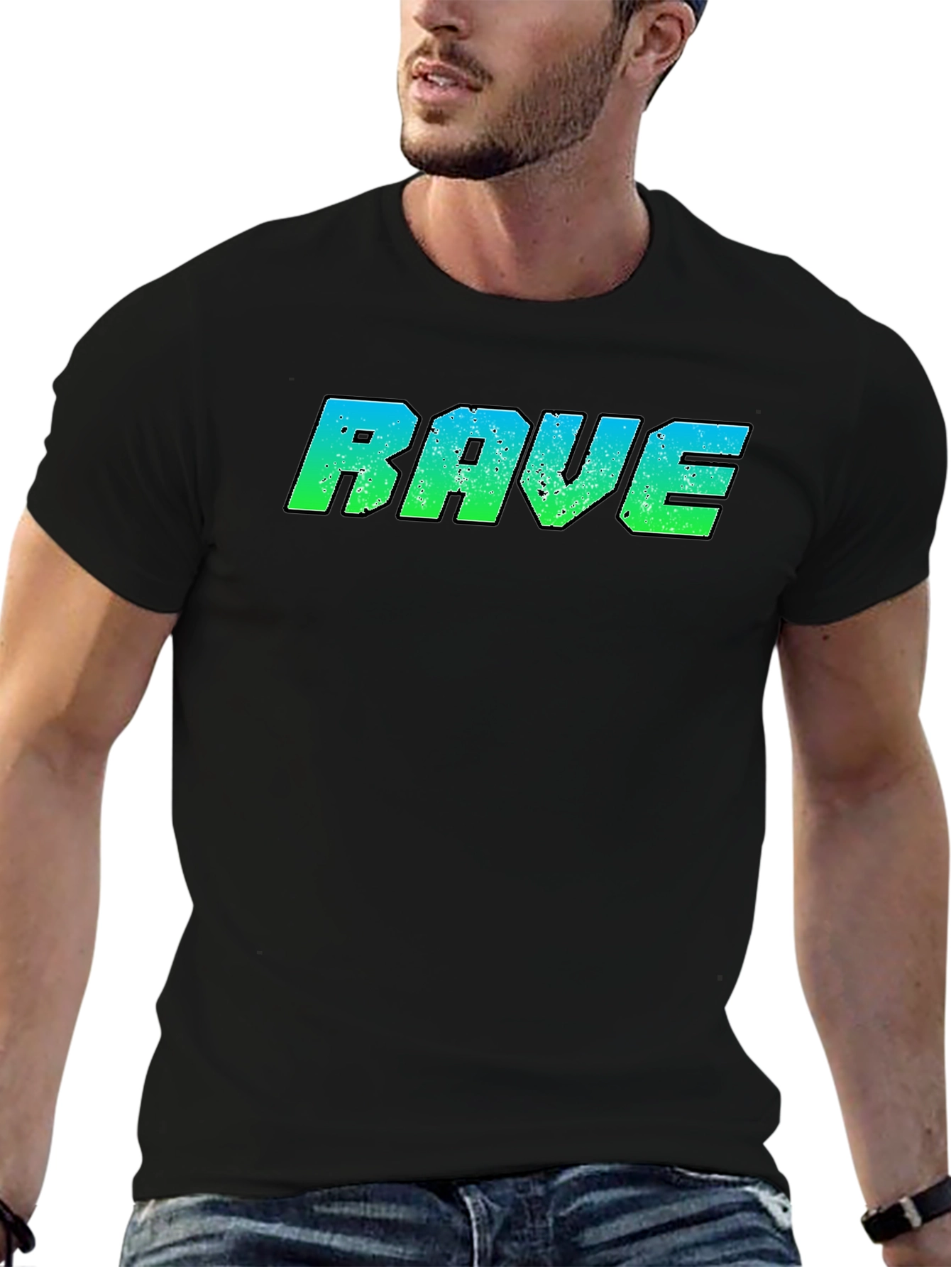 Rave Graphic T-Shirt - Retro EDM Design