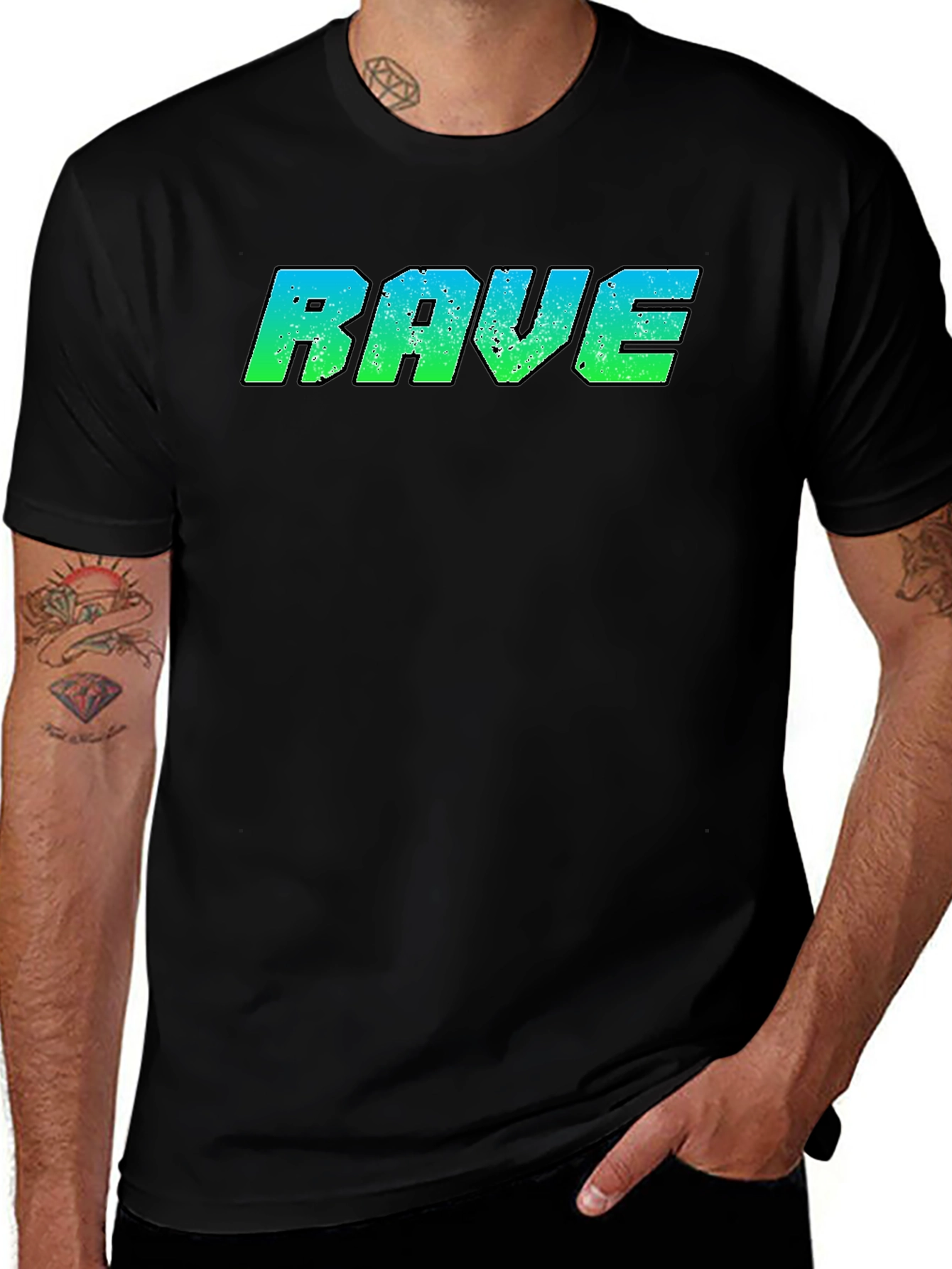 Rave Graphic T-Shirt - Retro EDM Design
