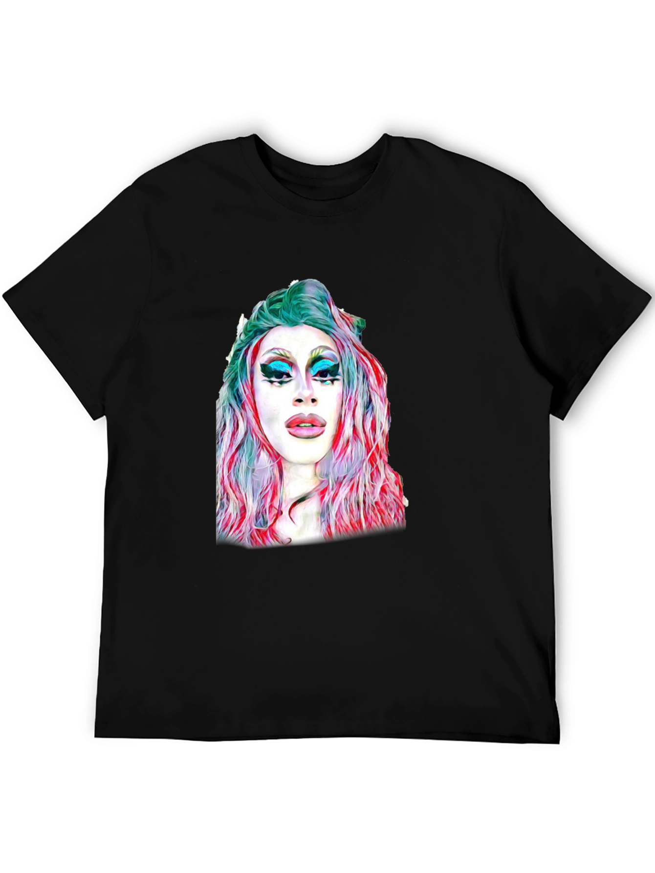 Drag Queen Graphic Tee - Unique Artistic Design