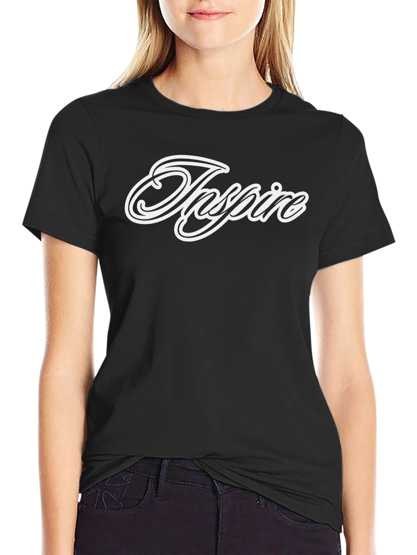 Inspire Graphic Tee - Classic Black T-Shirt