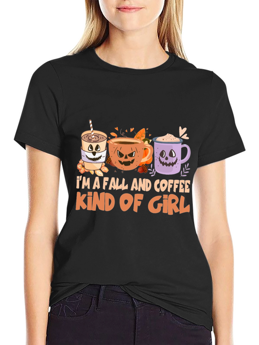 Fall Coffee Kind of Girl T-Shirt