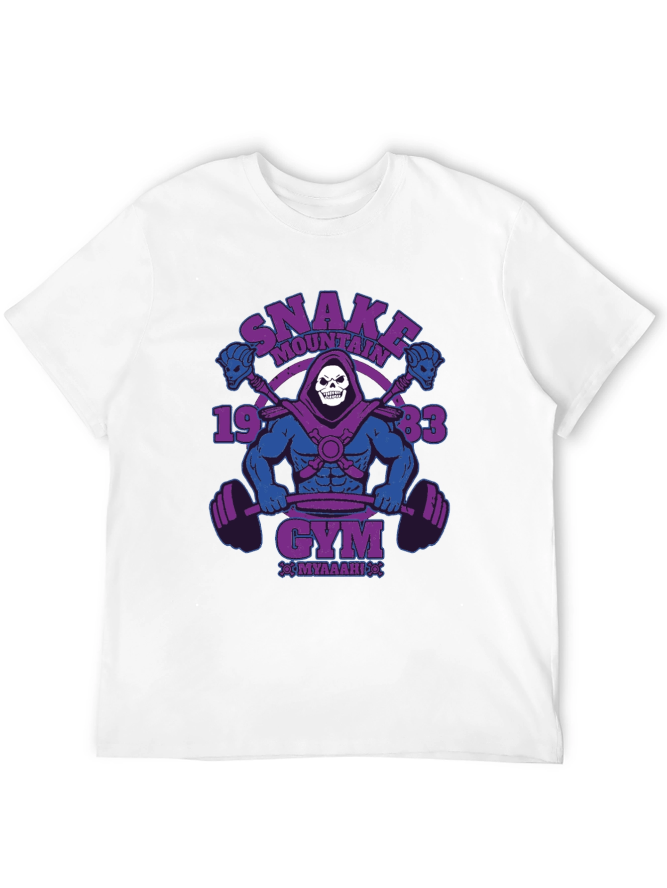 Snake Mountain Gym T-Shirt: Skeletor MOTU Style
