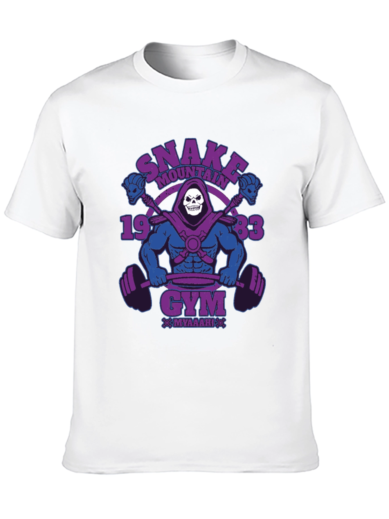 Snake Mountain Gym T-Shirt: Skeletor MOTU Style