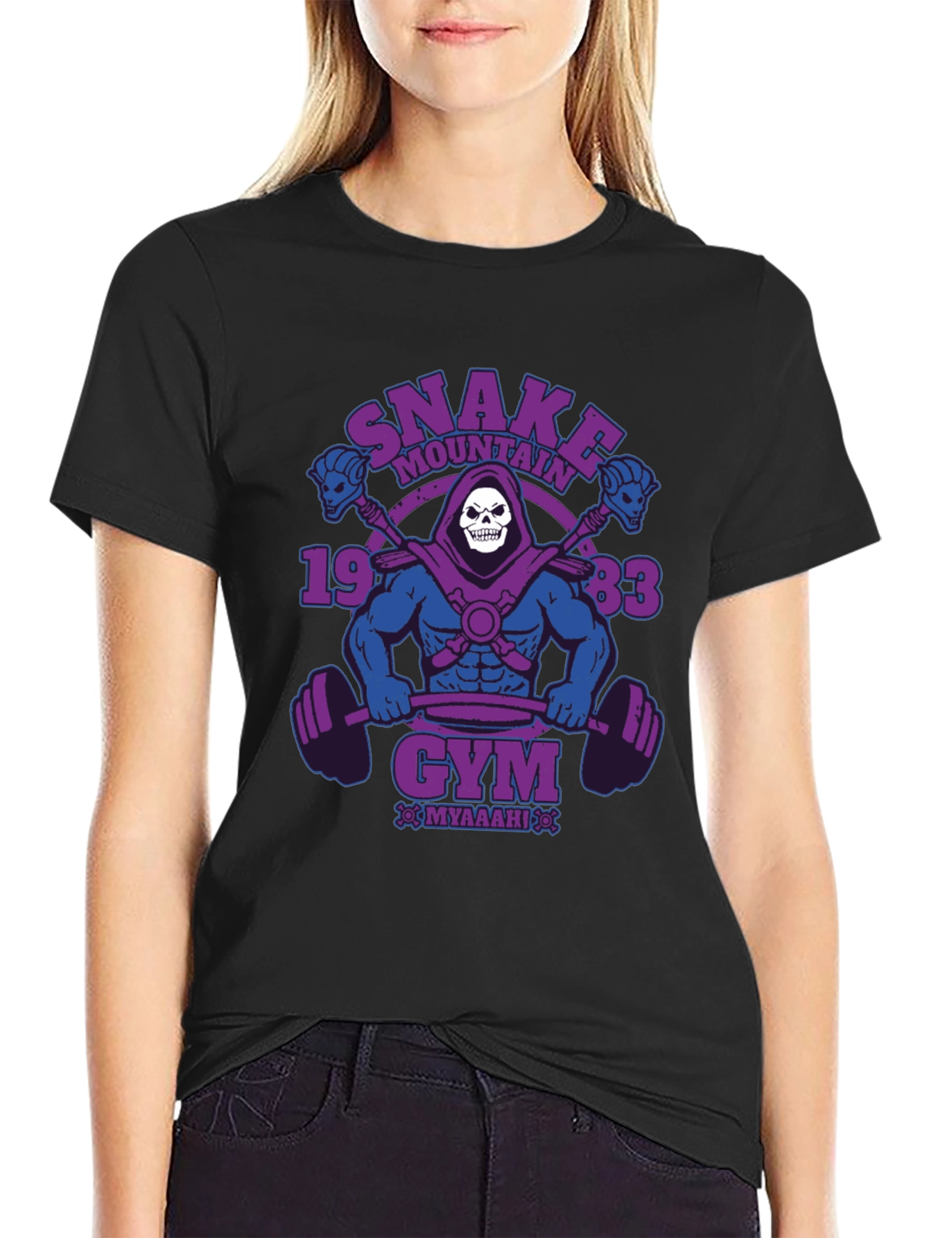 Snake Mountain Gym T-Shirt: Skeletor MOTU Style
