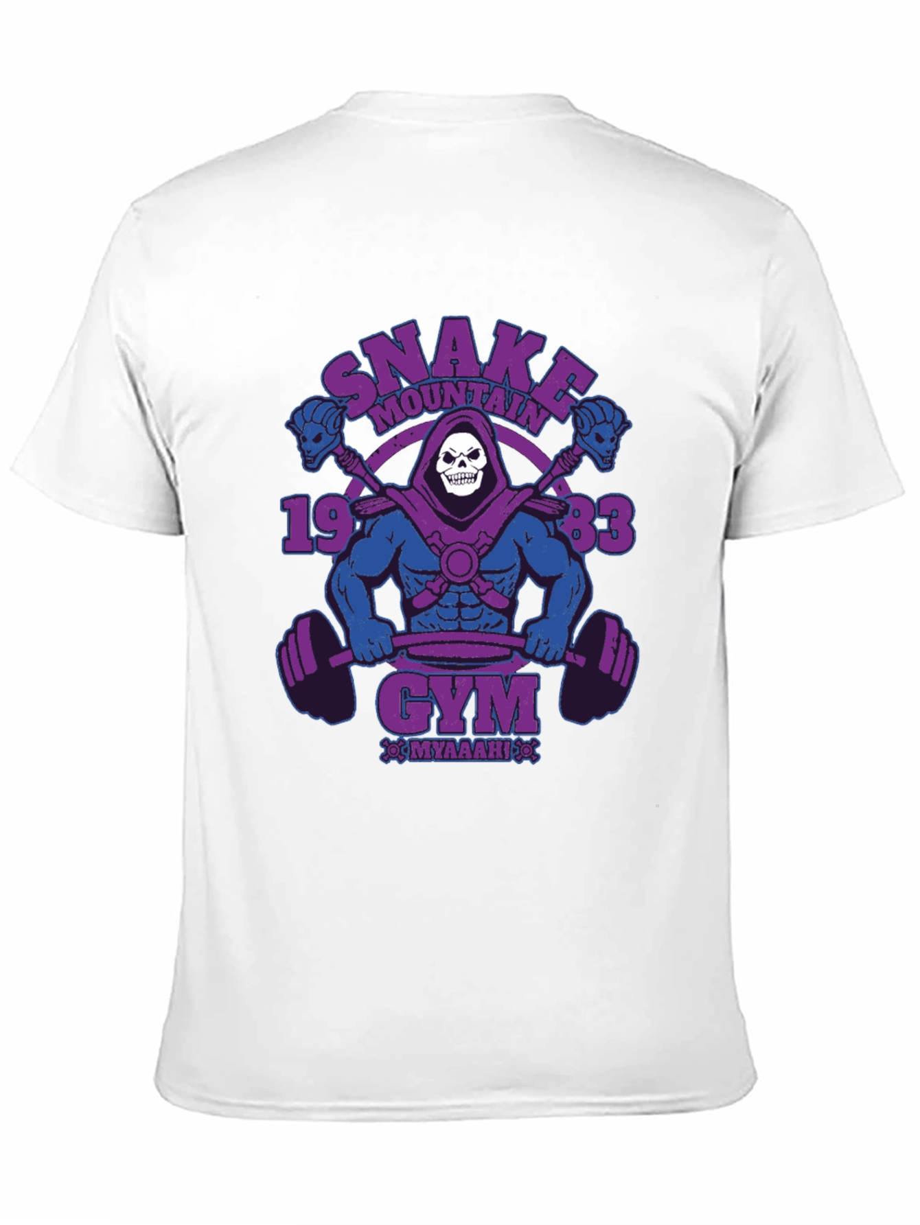 Snake Mountain Gym T-Shirt: Skeletor MOTU Style