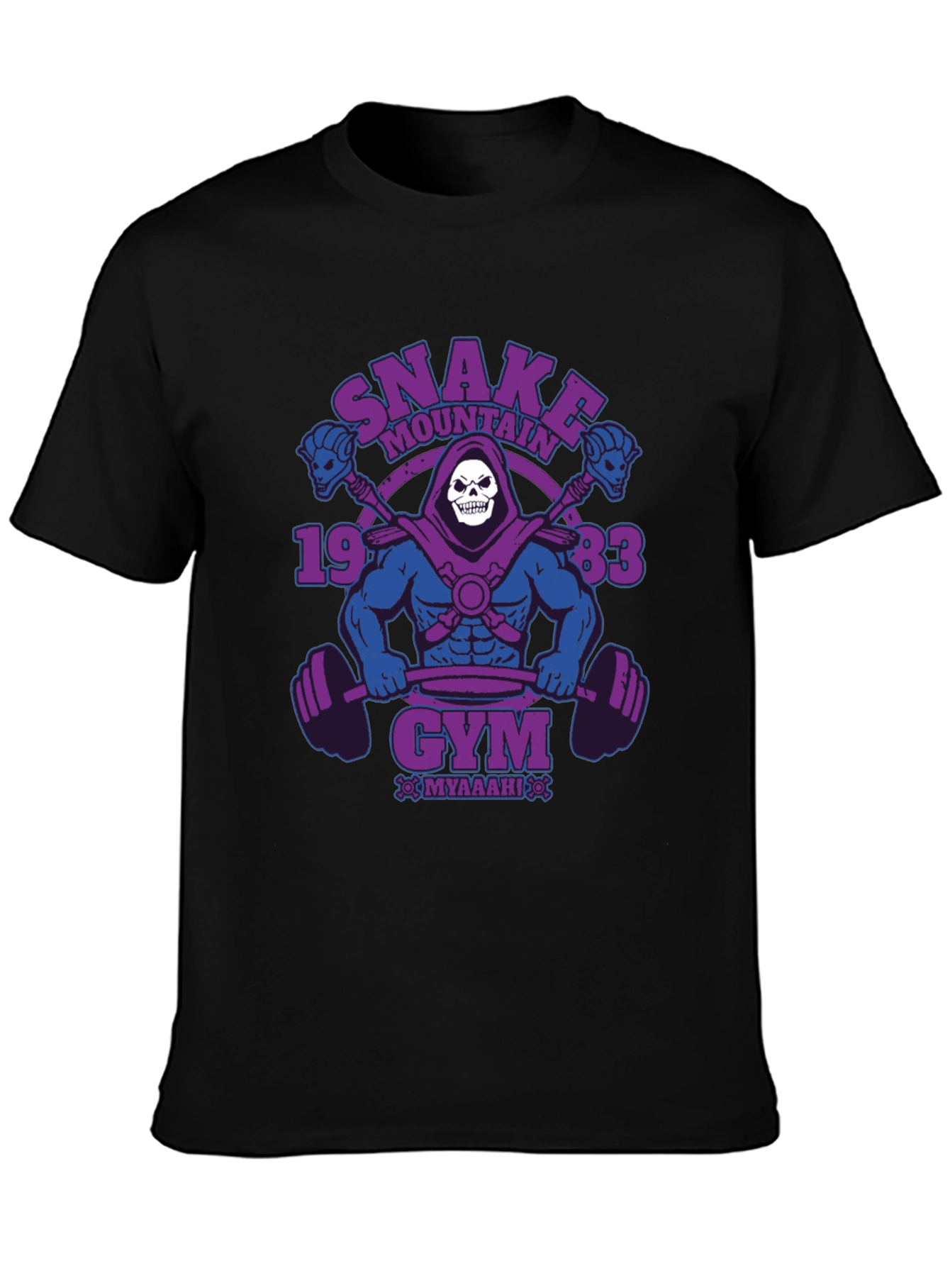 Snake Mountain Gym T-Shirt: Skeletor MOTU Style