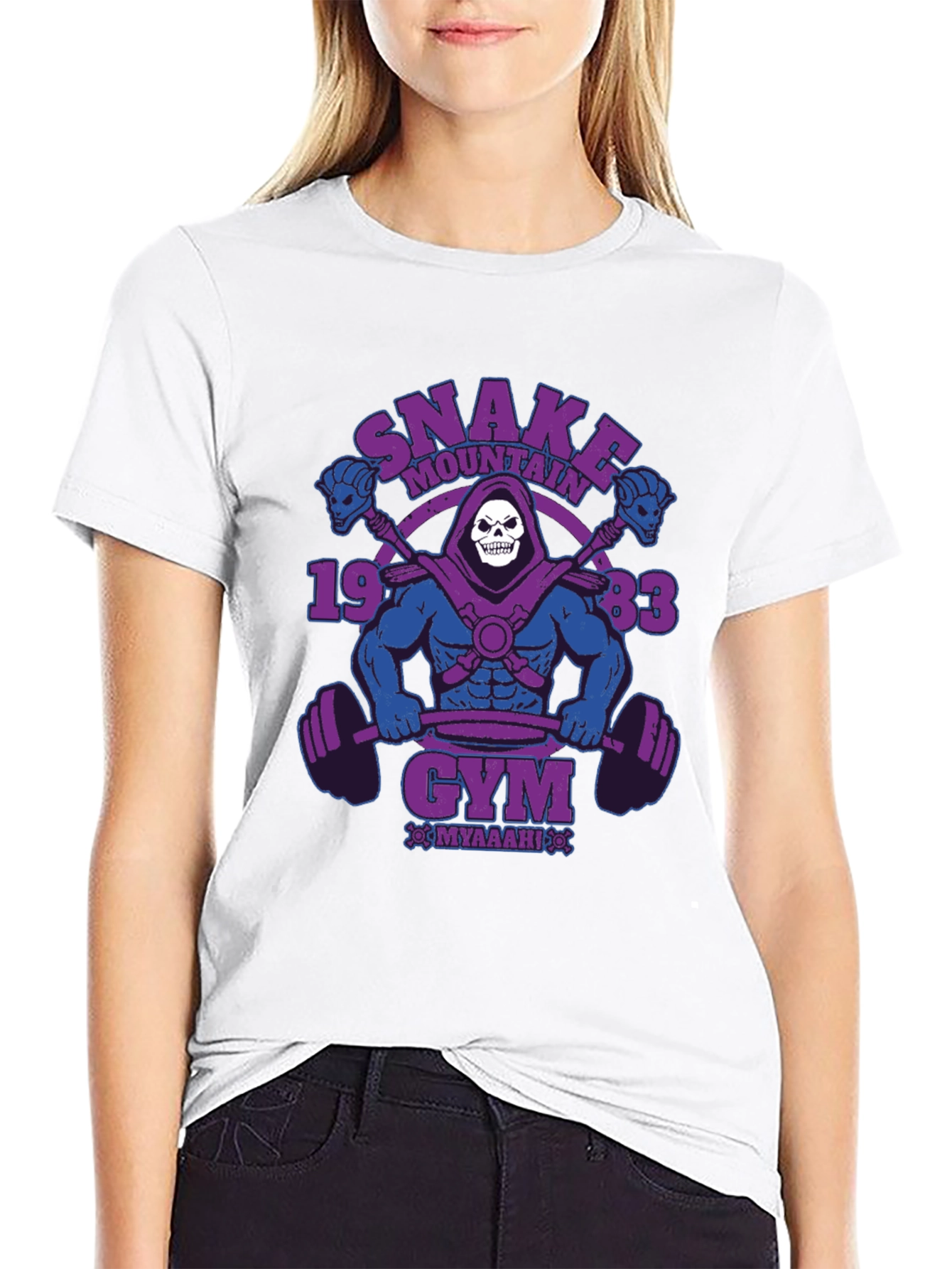 Snake Mountain Gym T-Shirt: Skeletor MOTU Style