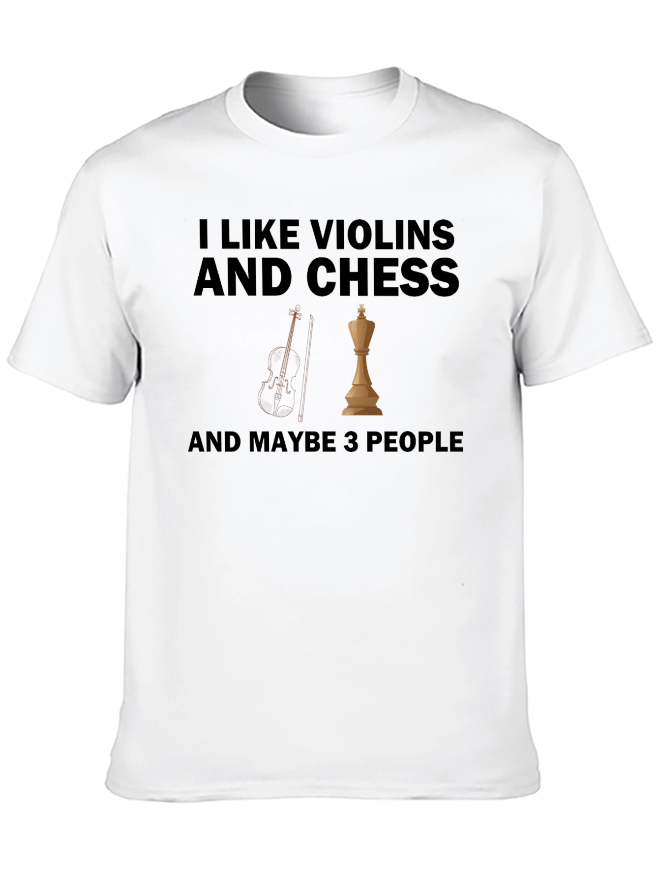 I Like Violins and Chess T-Shirt