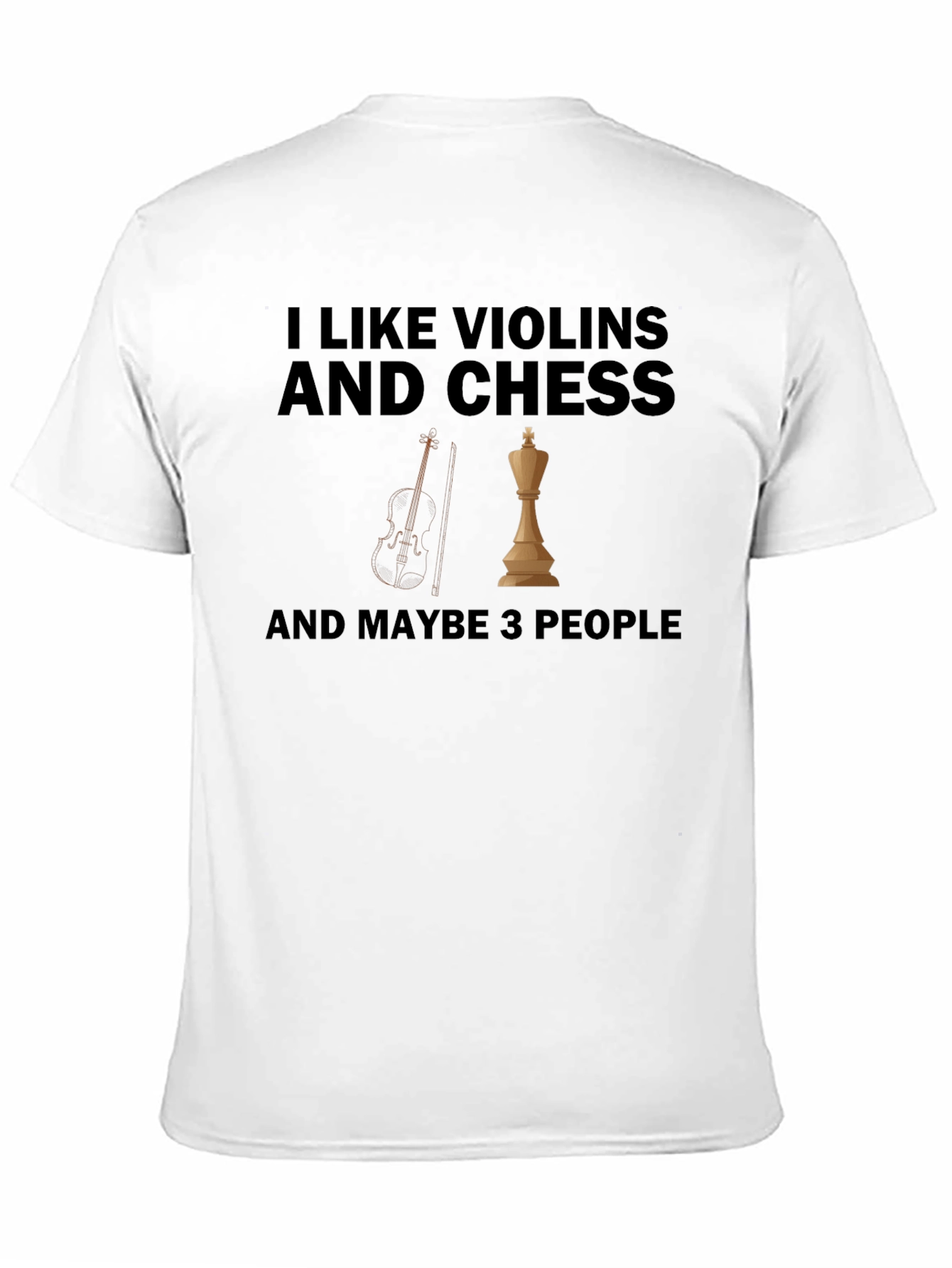 I Like Violins and Chess T-Shirt
