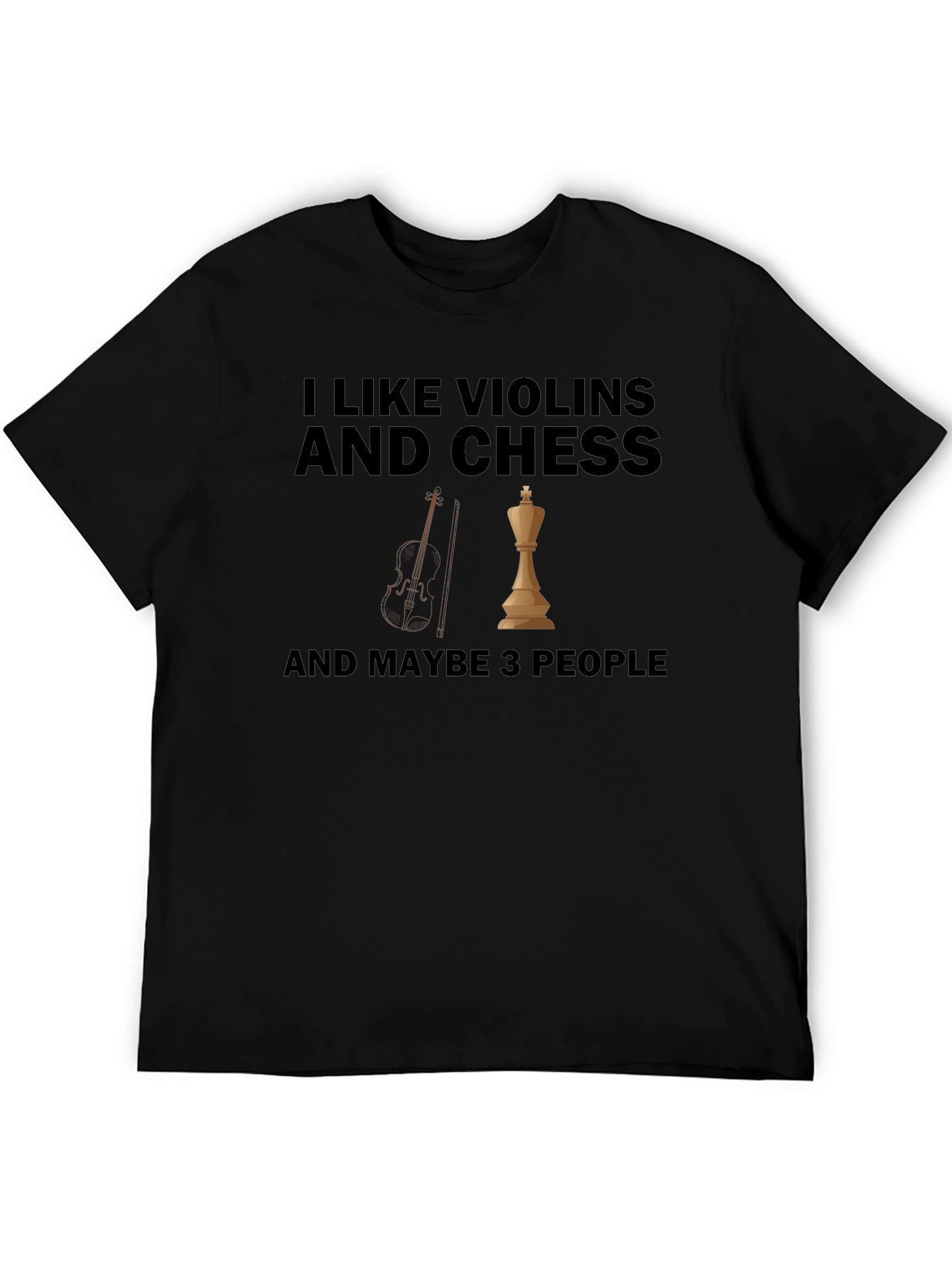 I Like Violins and Chess T-Shirt
