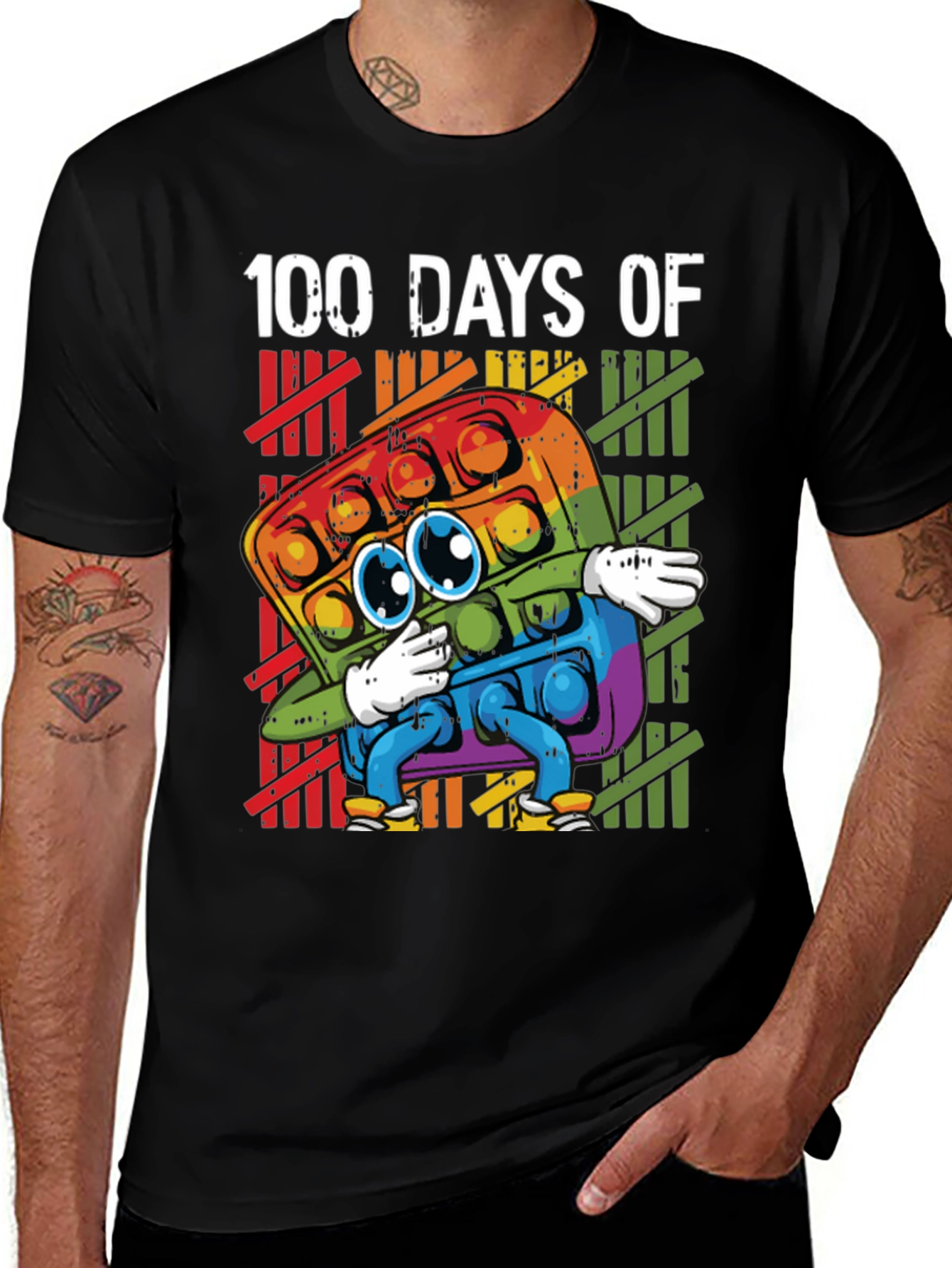 100 Days of School Pop It T-Shirt