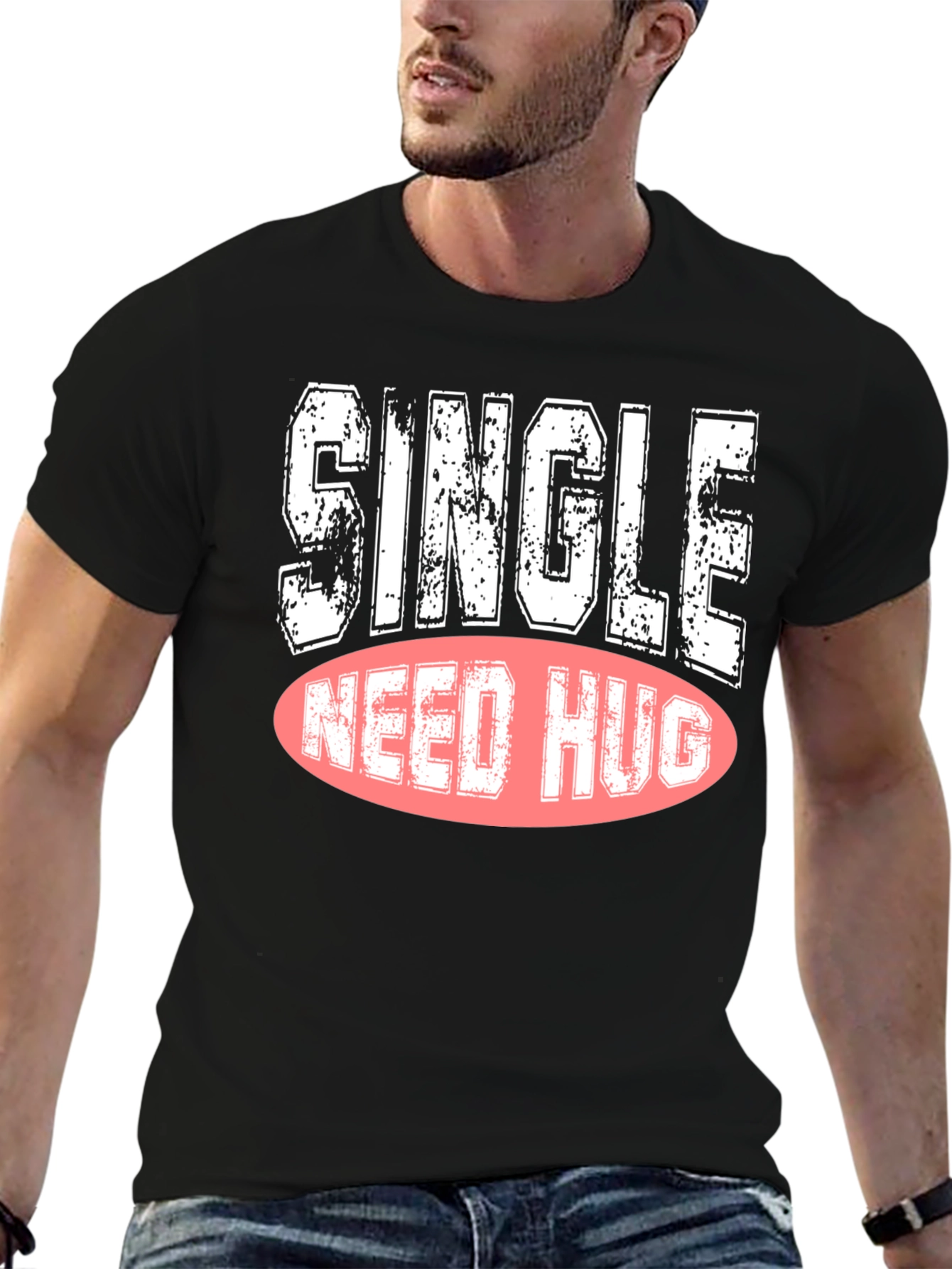 Single Need Hug Graphic Tee
