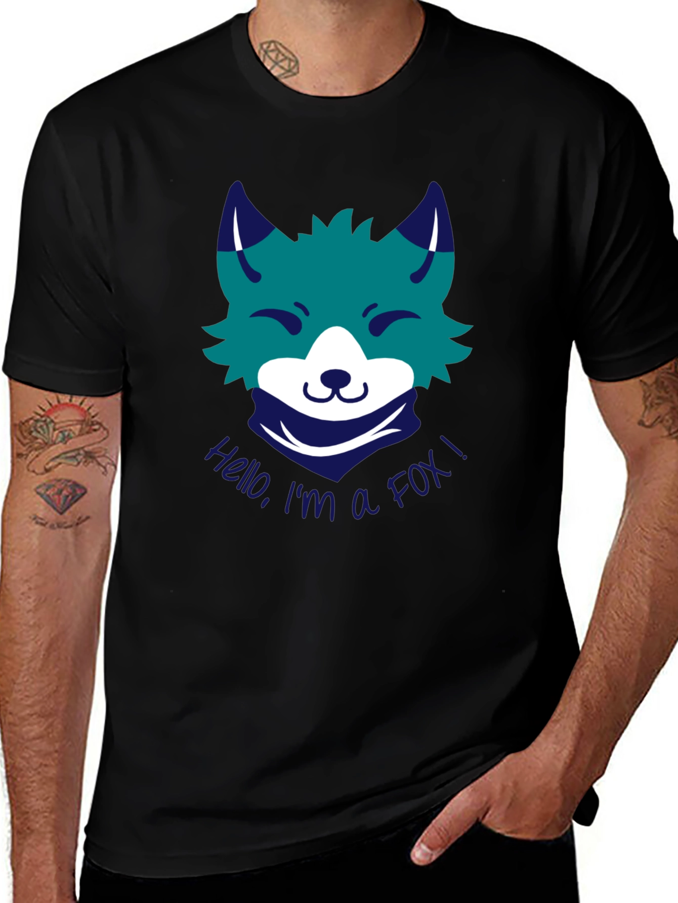 Hello Im A Fox! Graphic T-Shirt