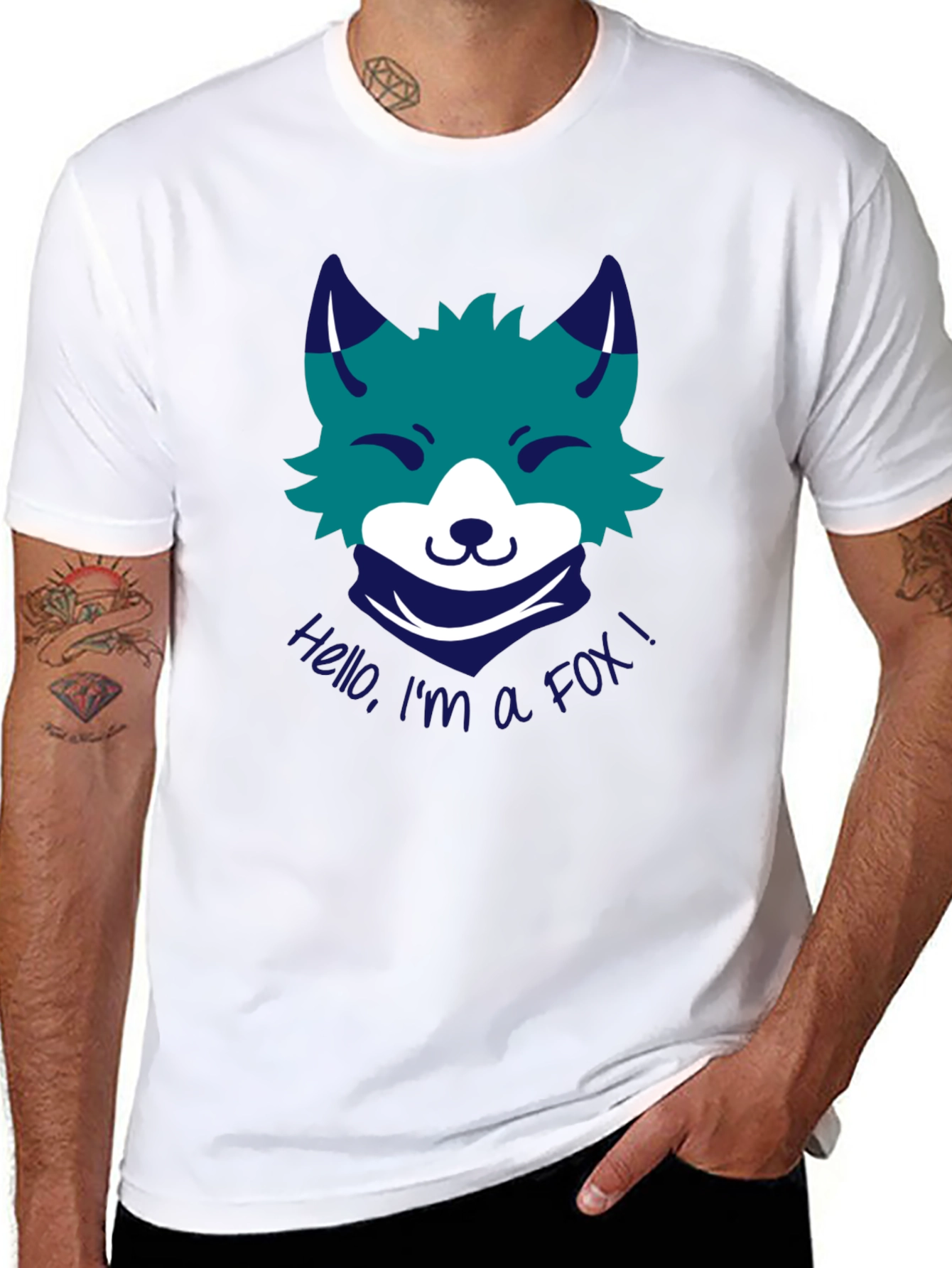 Hello Im A Fox! Graphic T-Shirt
