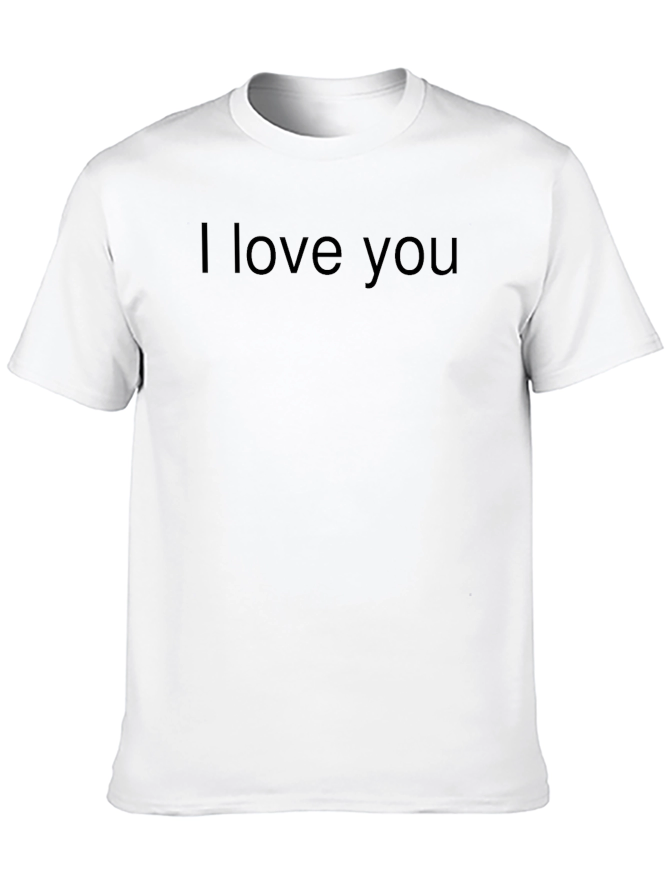 I love you black shirt for him