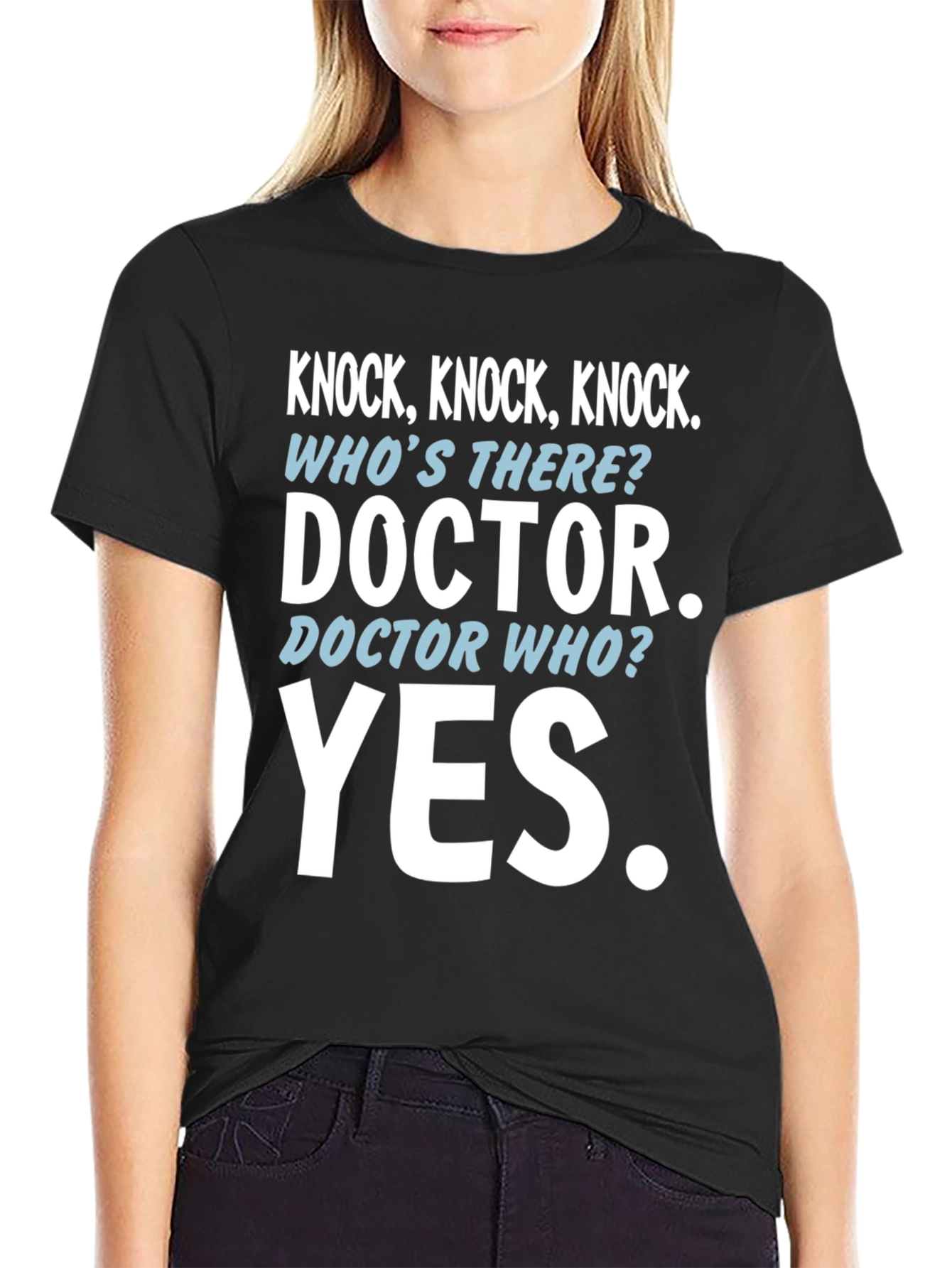 Doctor Who Knock Knock Joke T-Shirt