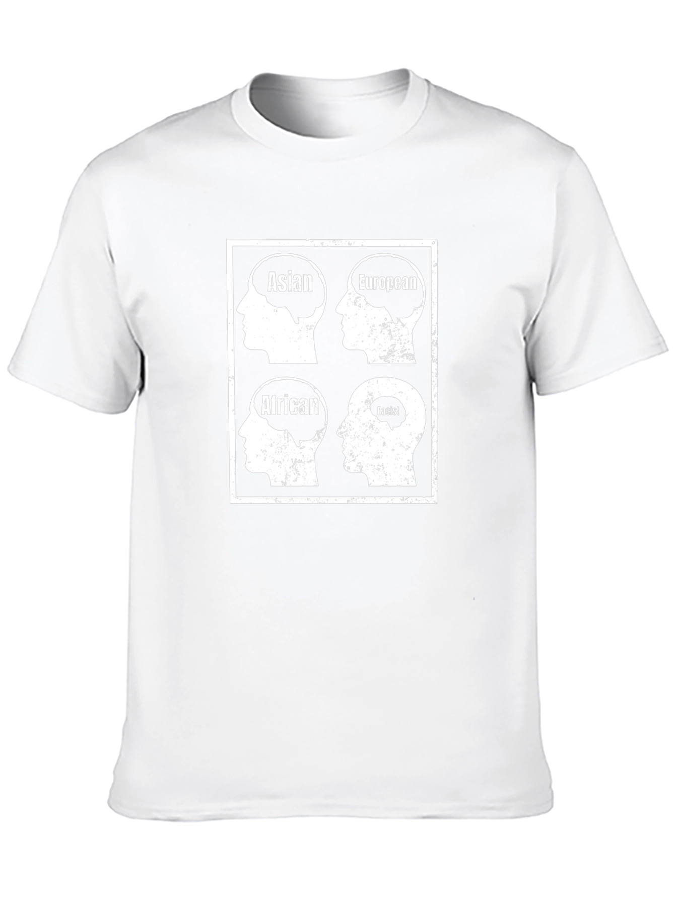 Racist Brain T-Shirt: Equality & Awareness Tee