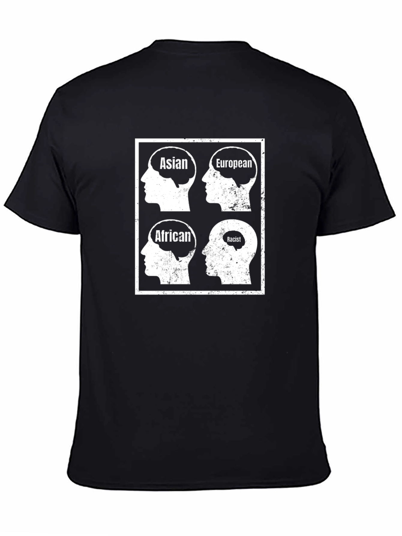Racist Brain T-Shirt: Equality & Awareness Tee