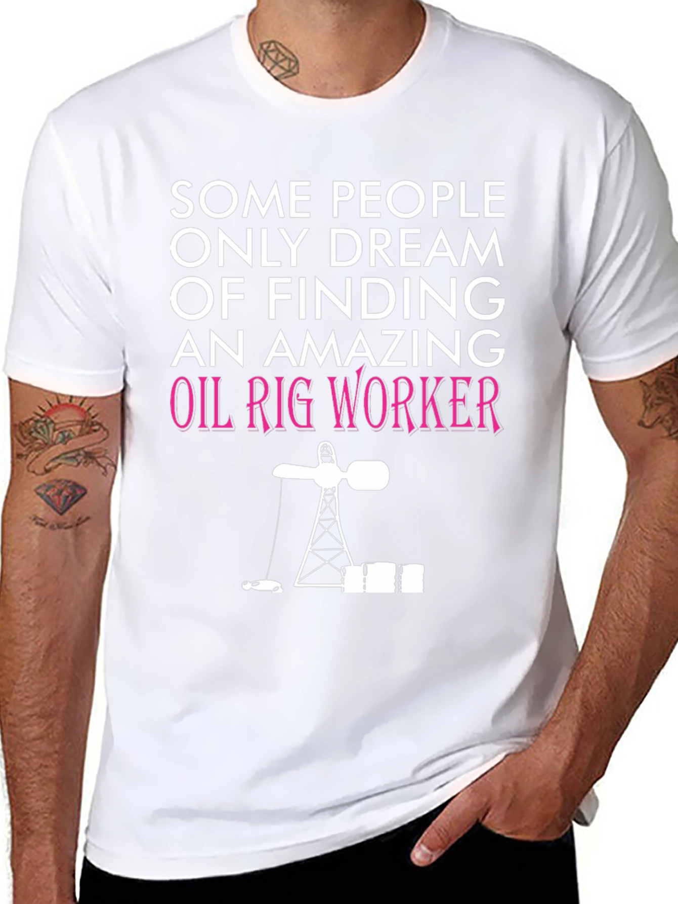 Amazing Oil Rig Worker Graphic Tee