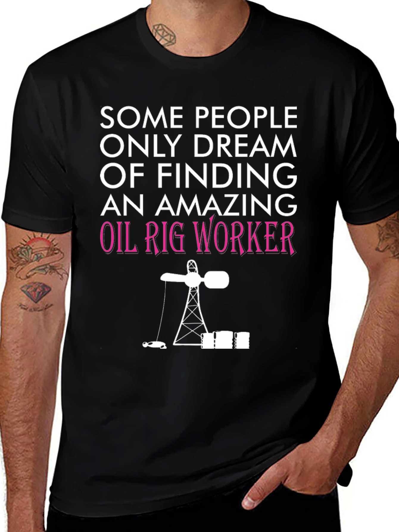 Amazing Oil Rig Worker Graphic Tee