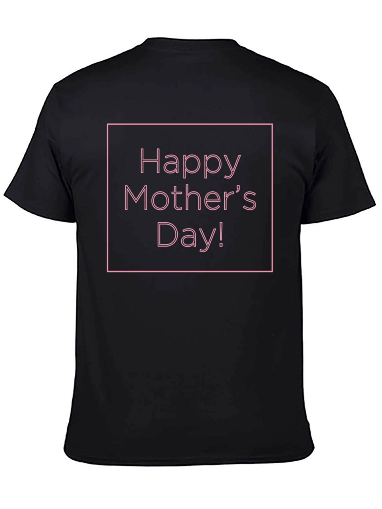 Happy Mothers Day Black Tee