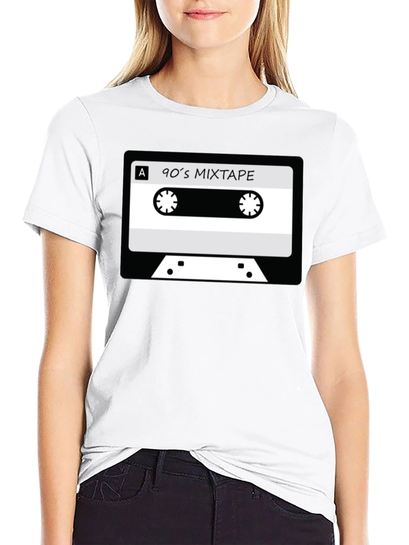 90s Mixtape Graphic Tee - Retro Cassette T-Shirt