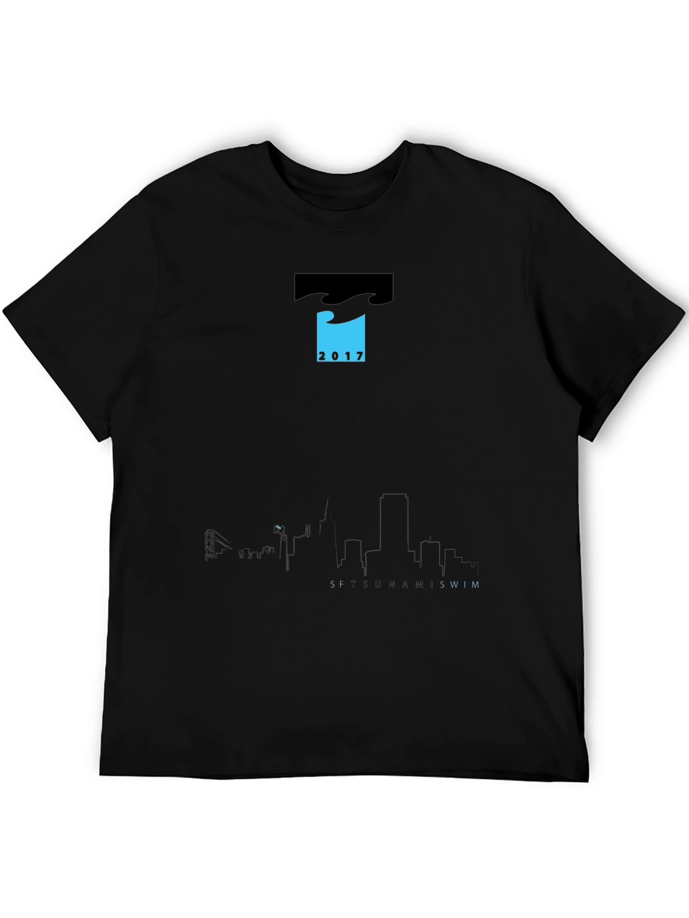 SF Tsunami Swim 2017 Black Graphic Tee