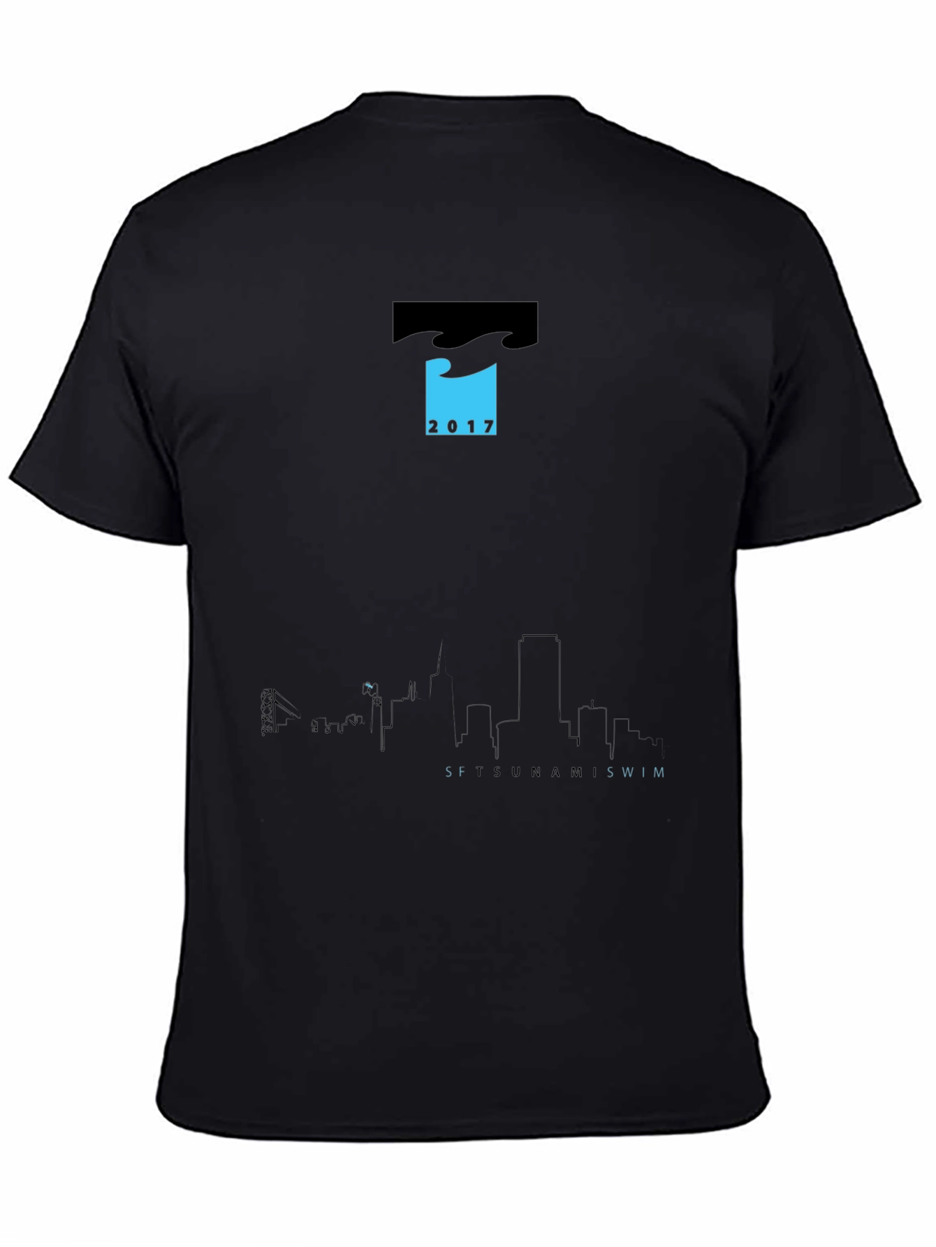 SF Tsunami Swim 2017 Black Graphic Tee