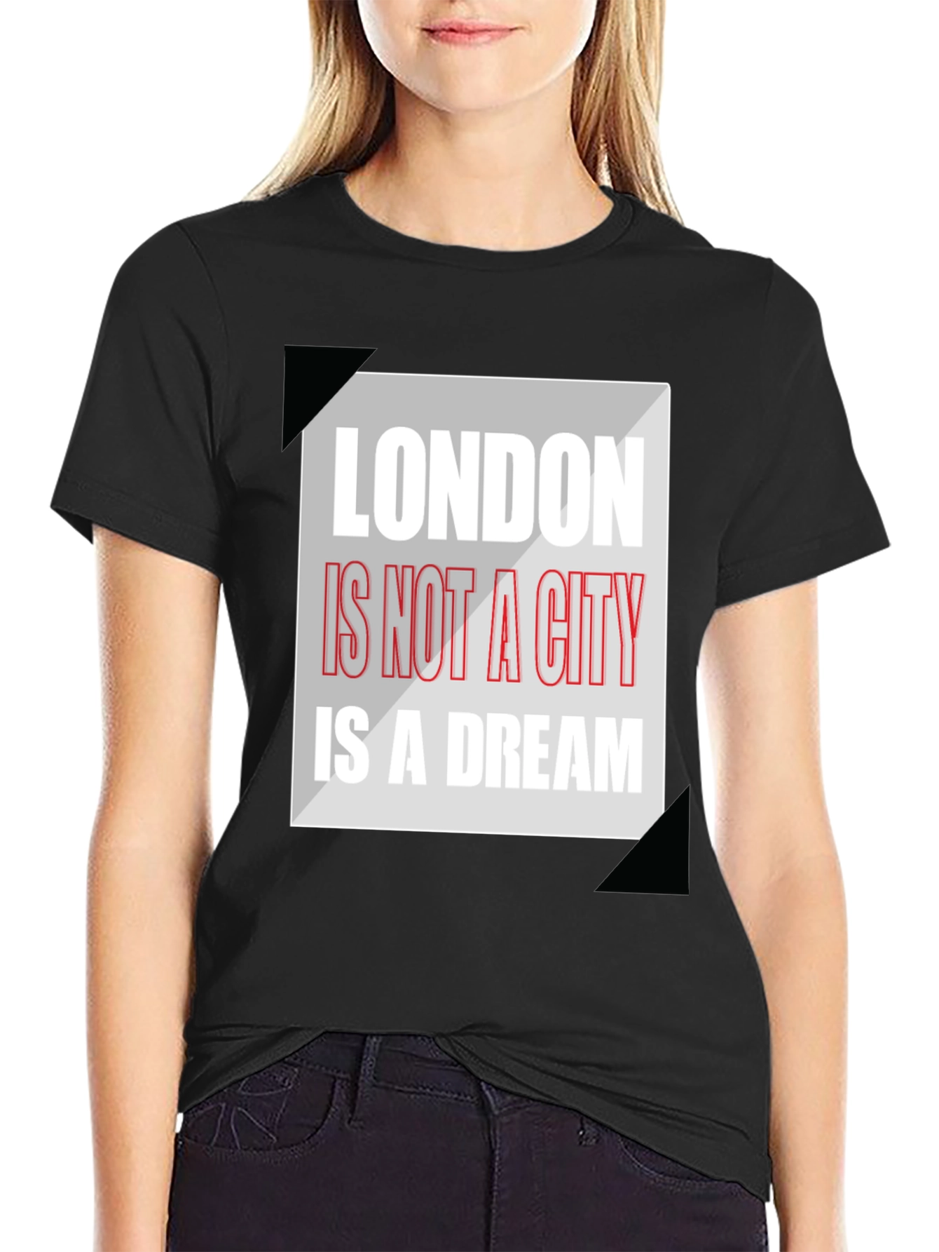 London Dream Graphic Tee - Mens Black T-Shirt