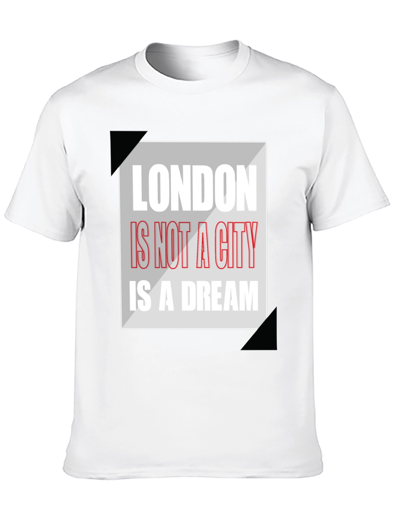 London Dream Graphic Tee - Mens Black T-Shirt
