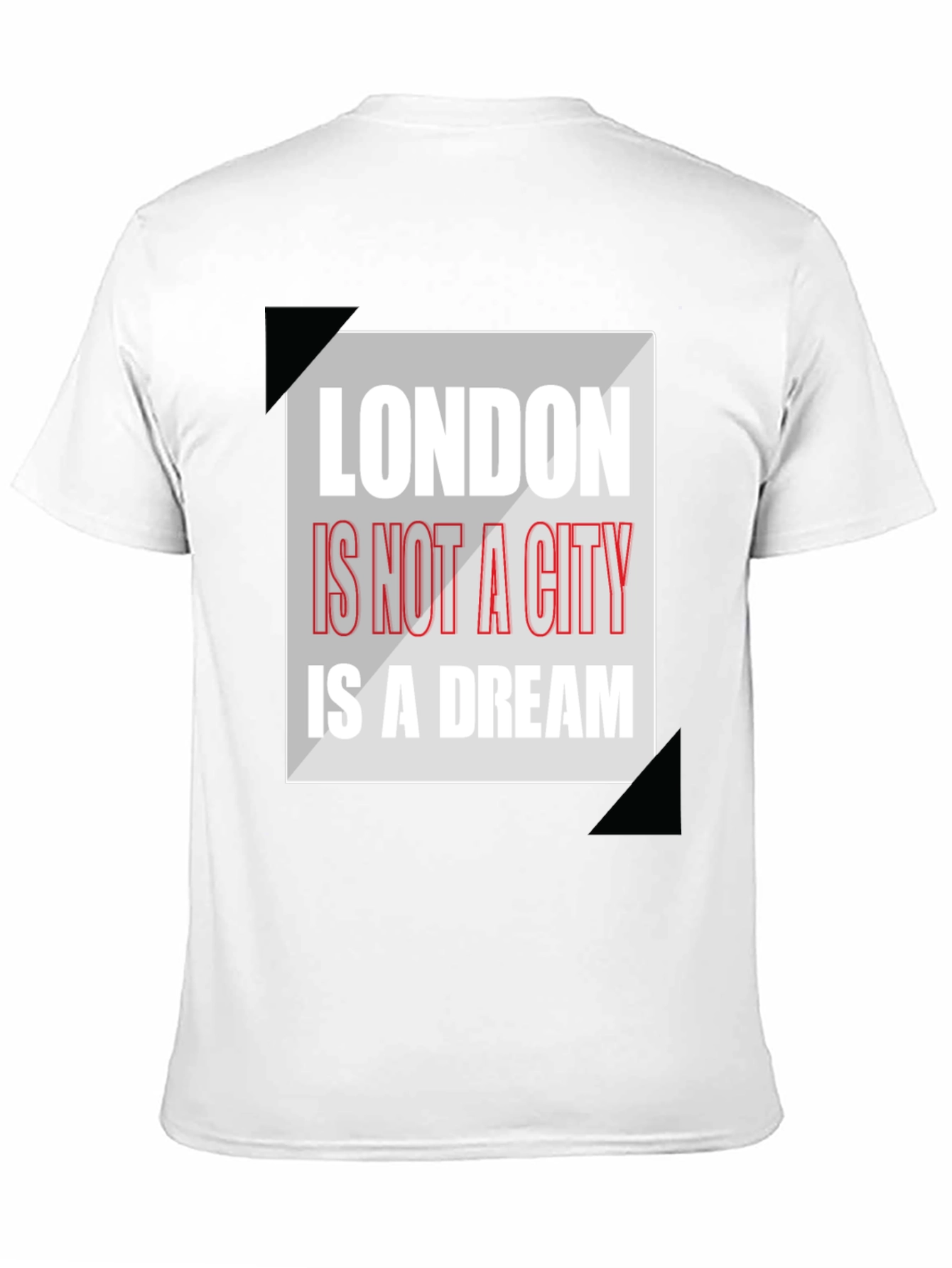 London Dream Graphic Tee - Mens Black T-Shirt