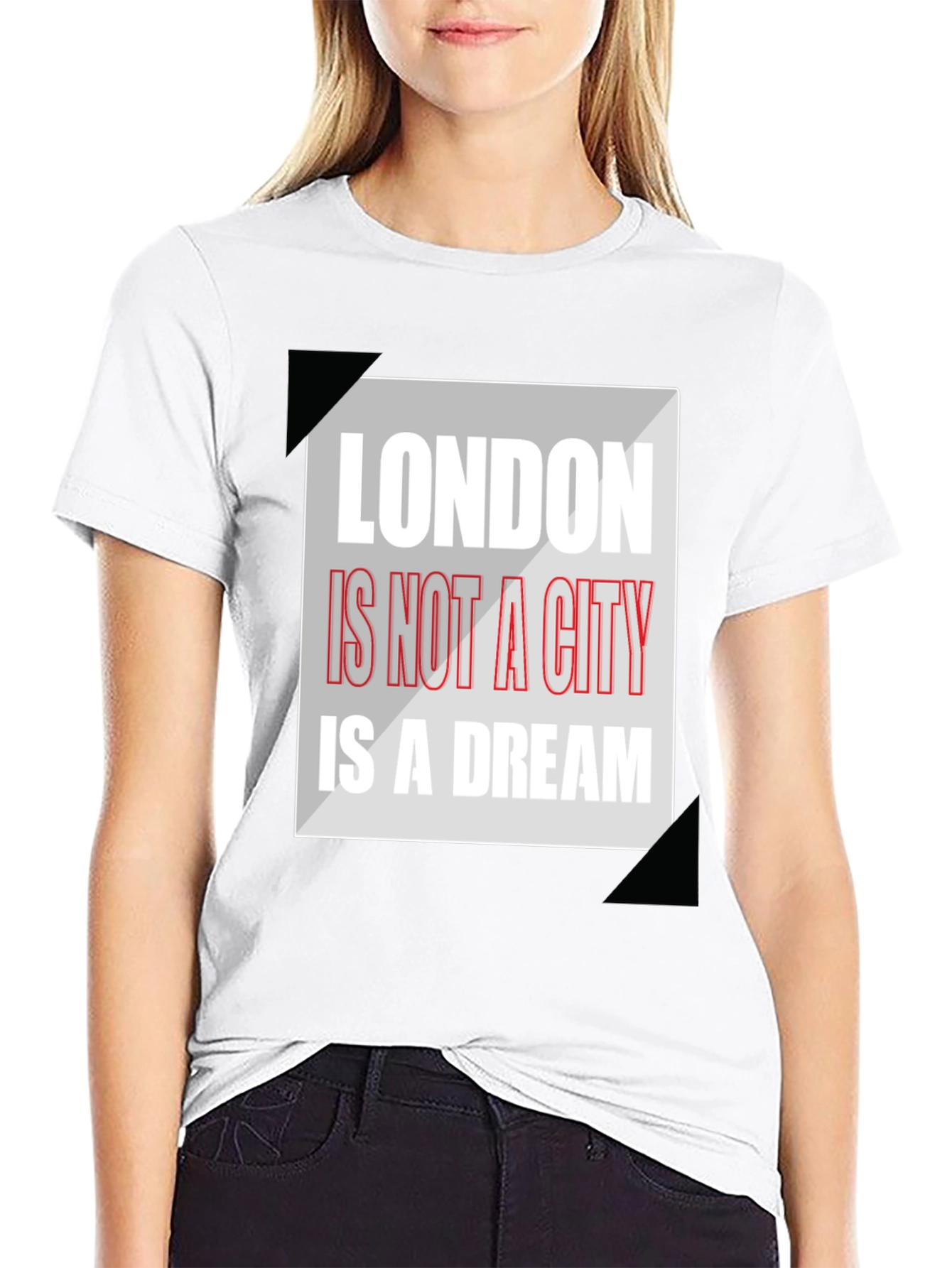 London Dream Graphic Tee - Mens Black T-Shirt