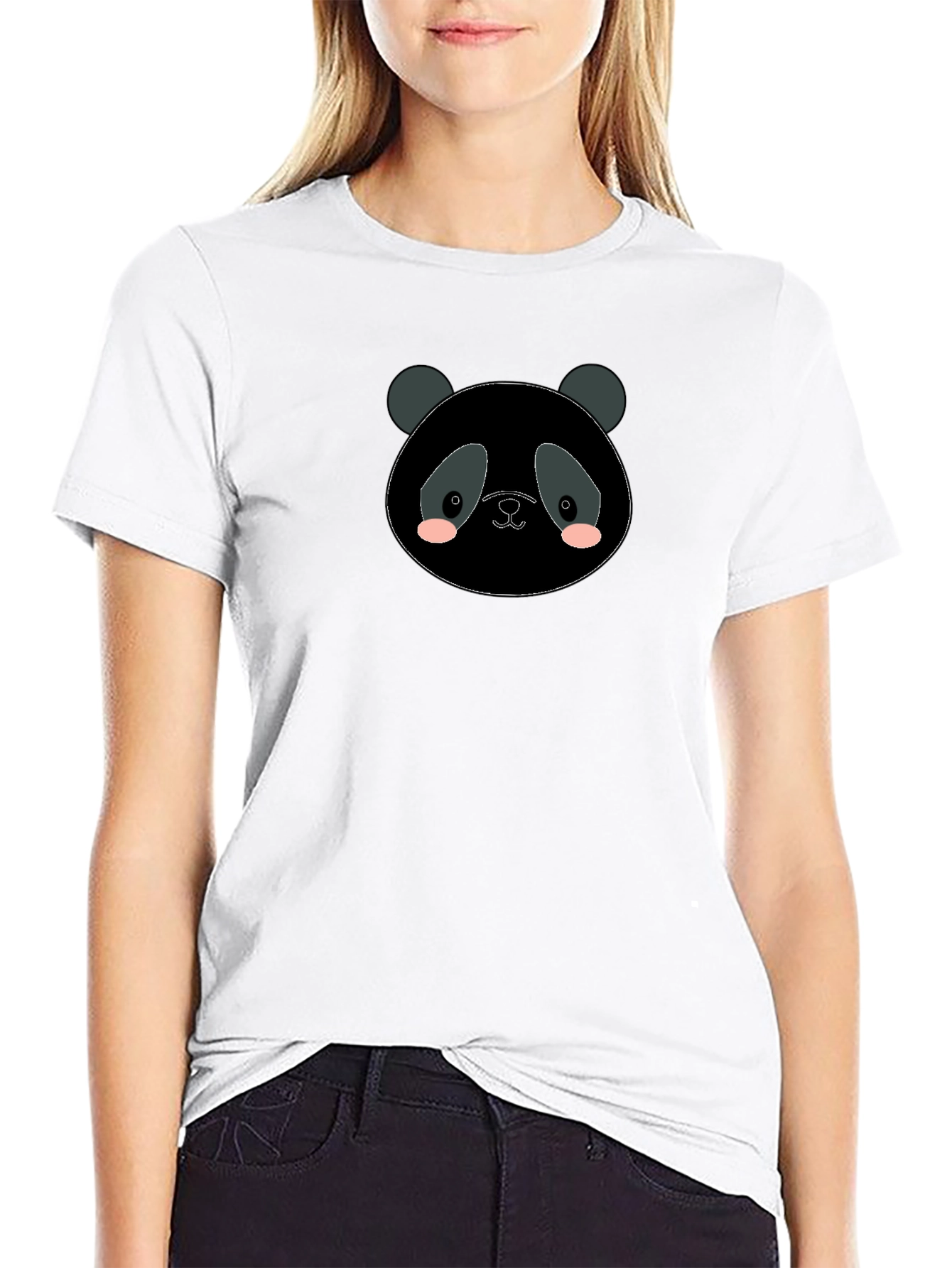 Panda Graphic Black T-Shirt - Casual Comfort