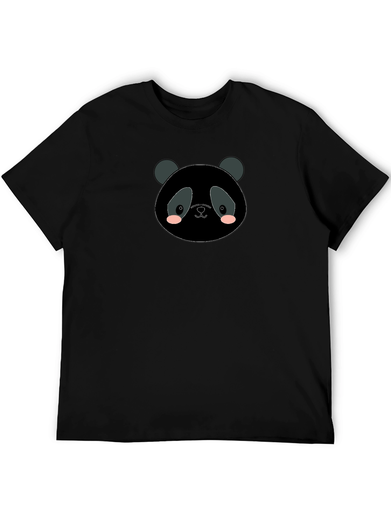 Panda Graphic Black T-Shirt - Casual Comfort