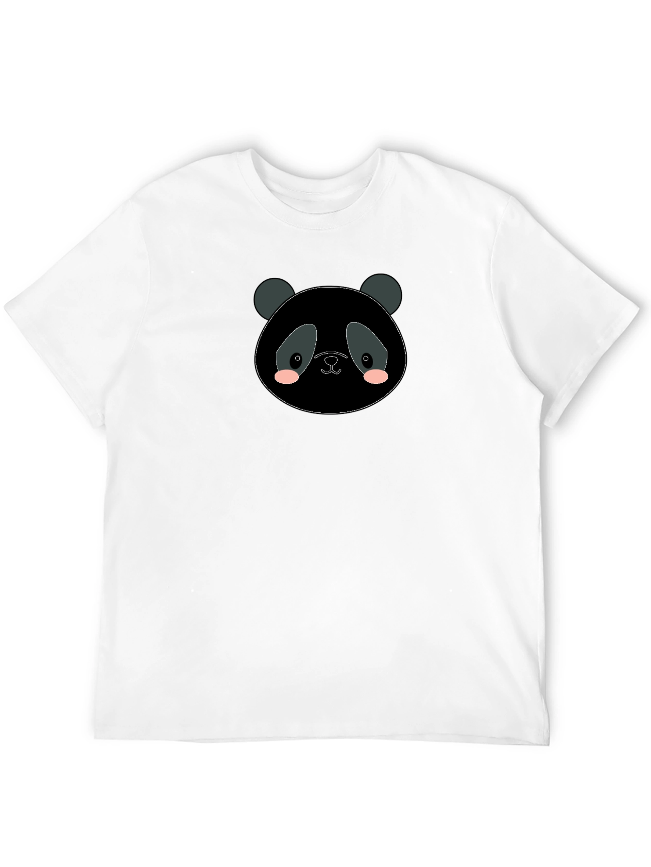 Panda Graphic Black T-Shirt - Casual Comfort
