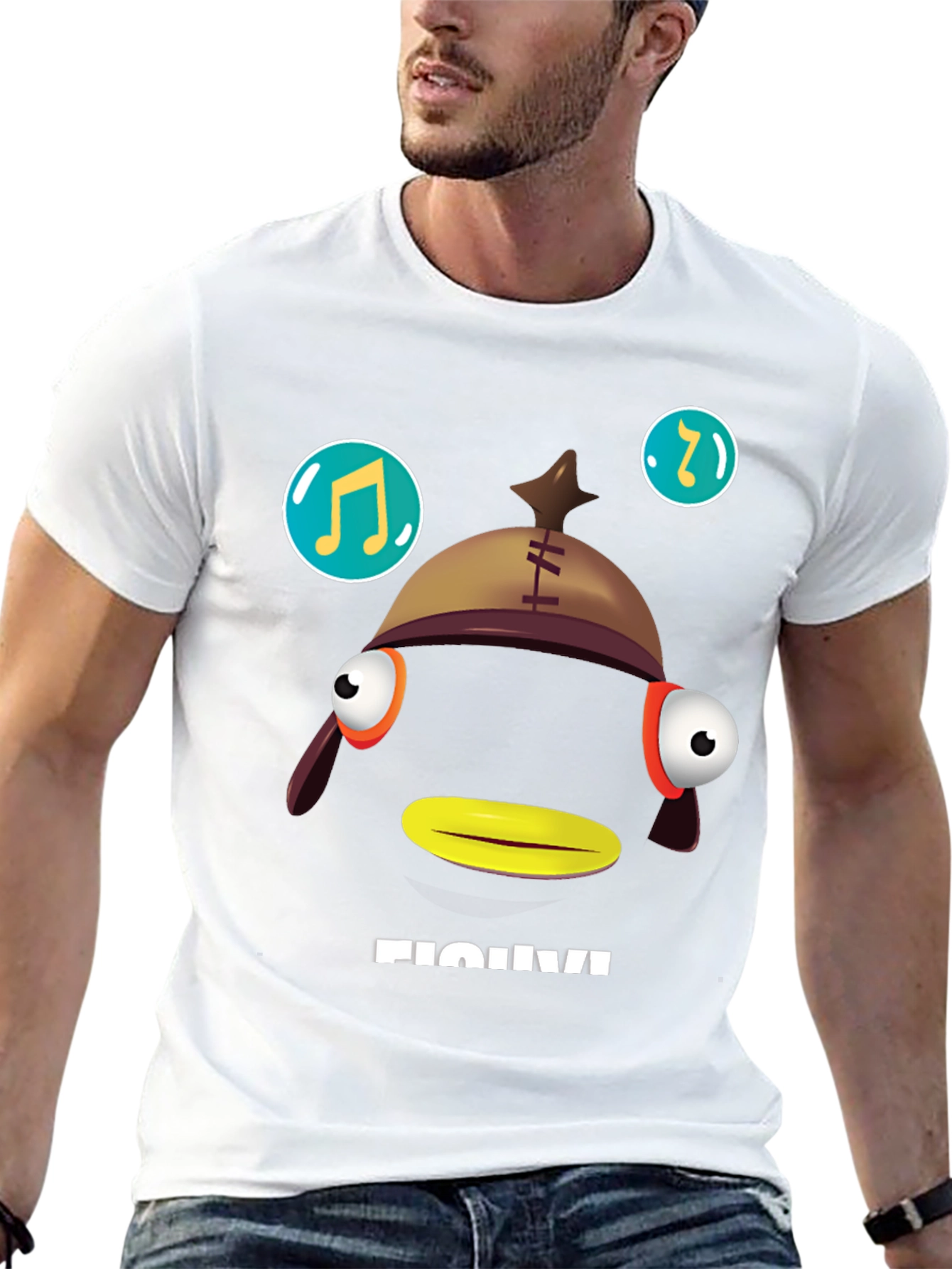 Funny Fish T-Shirt - Unique Graphic Tee