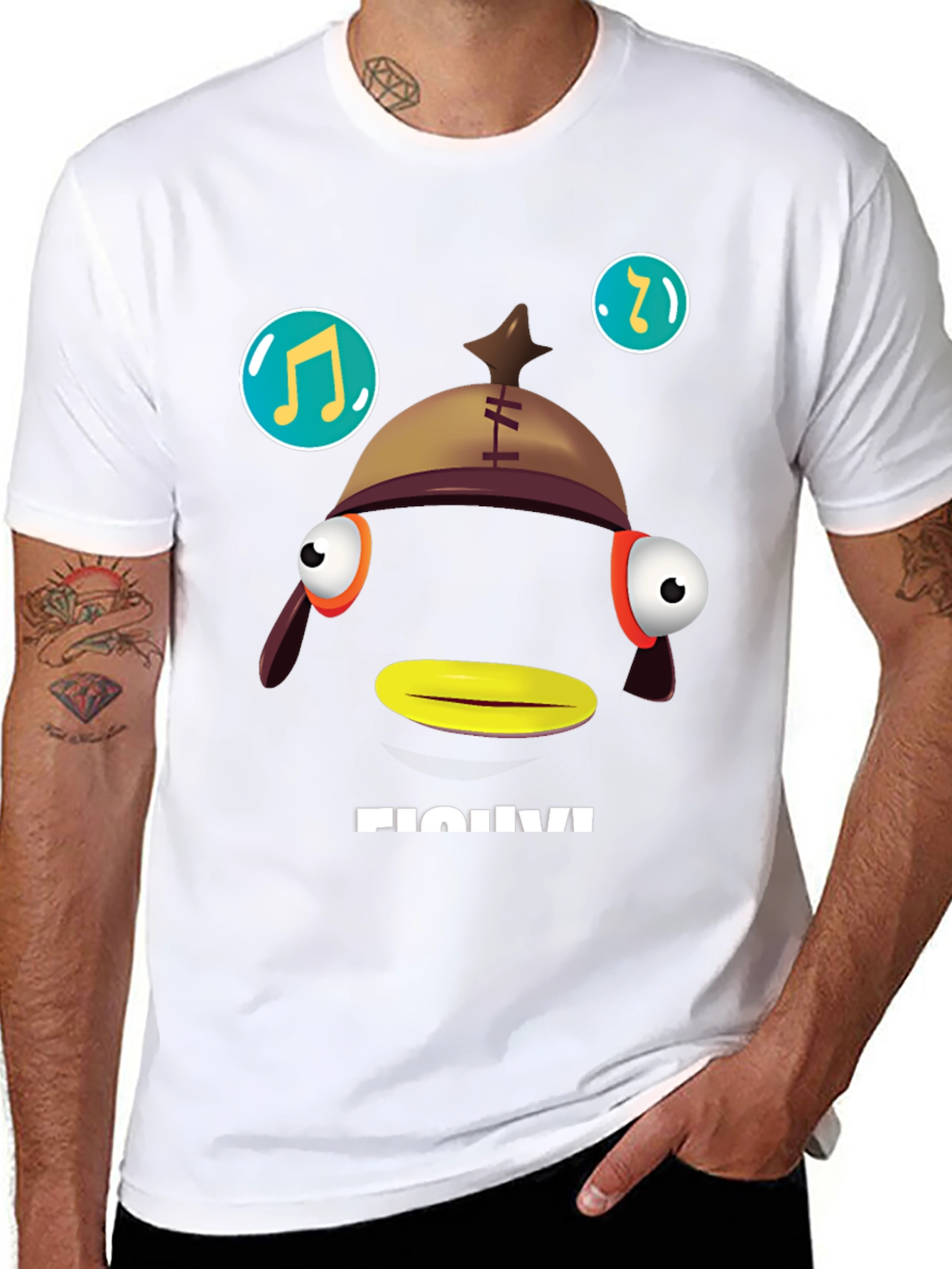 Funny Fish T-Shirt - Unique Graphic Tee