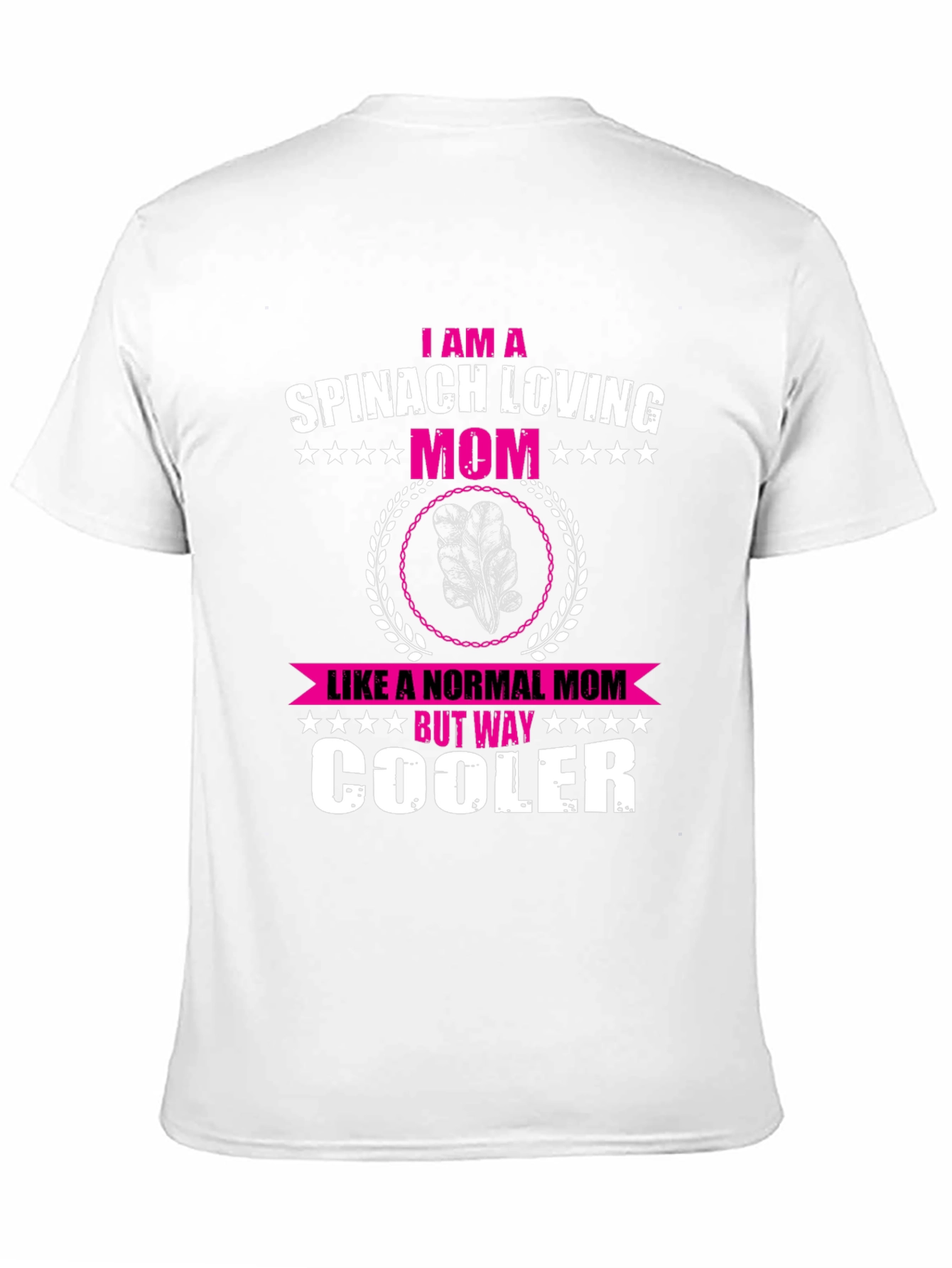 Spinach Loving Mom Novelty Graphic T-Shirt
