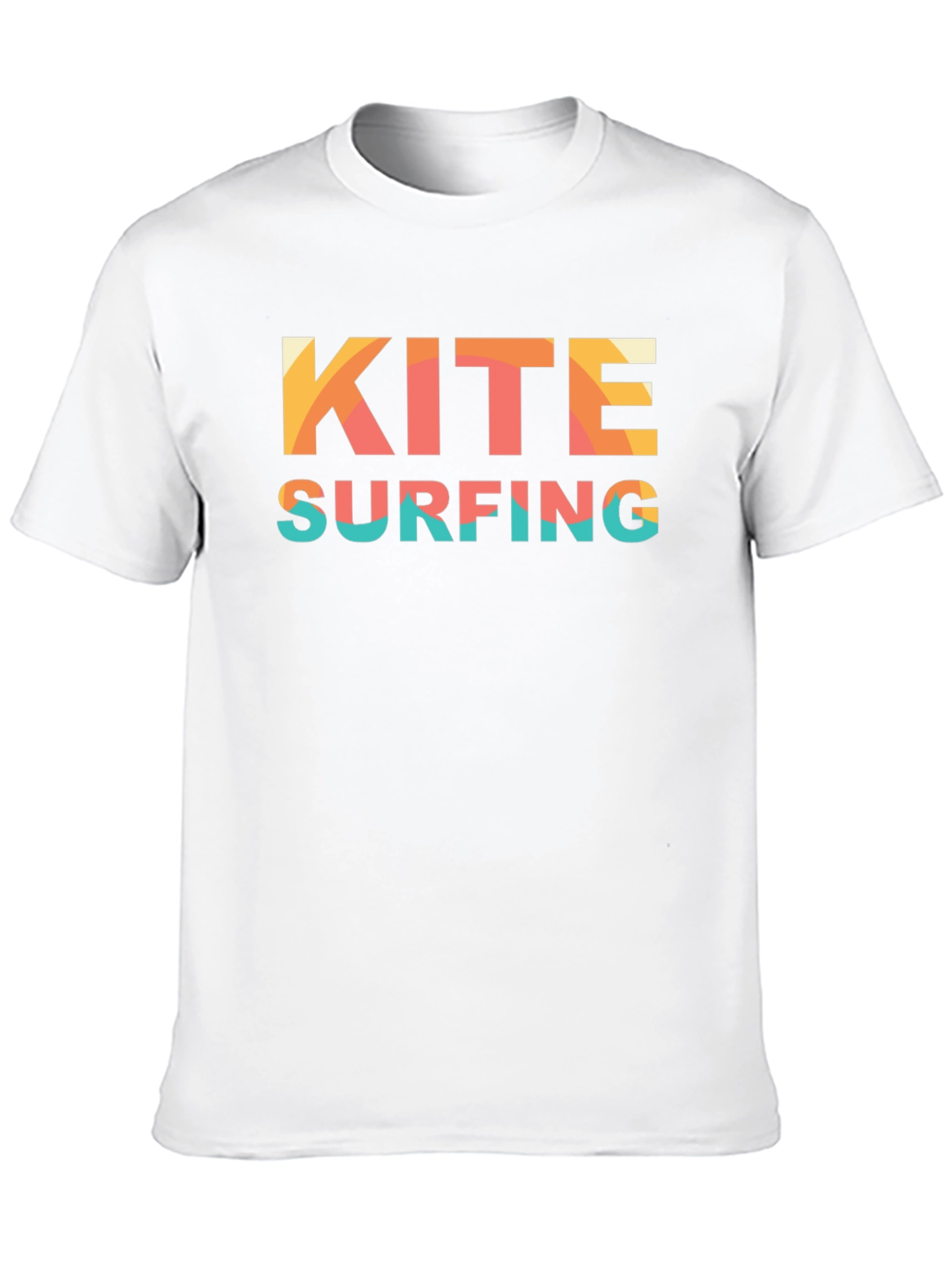 Kite Surfing Graphic T-Shirt - Black
