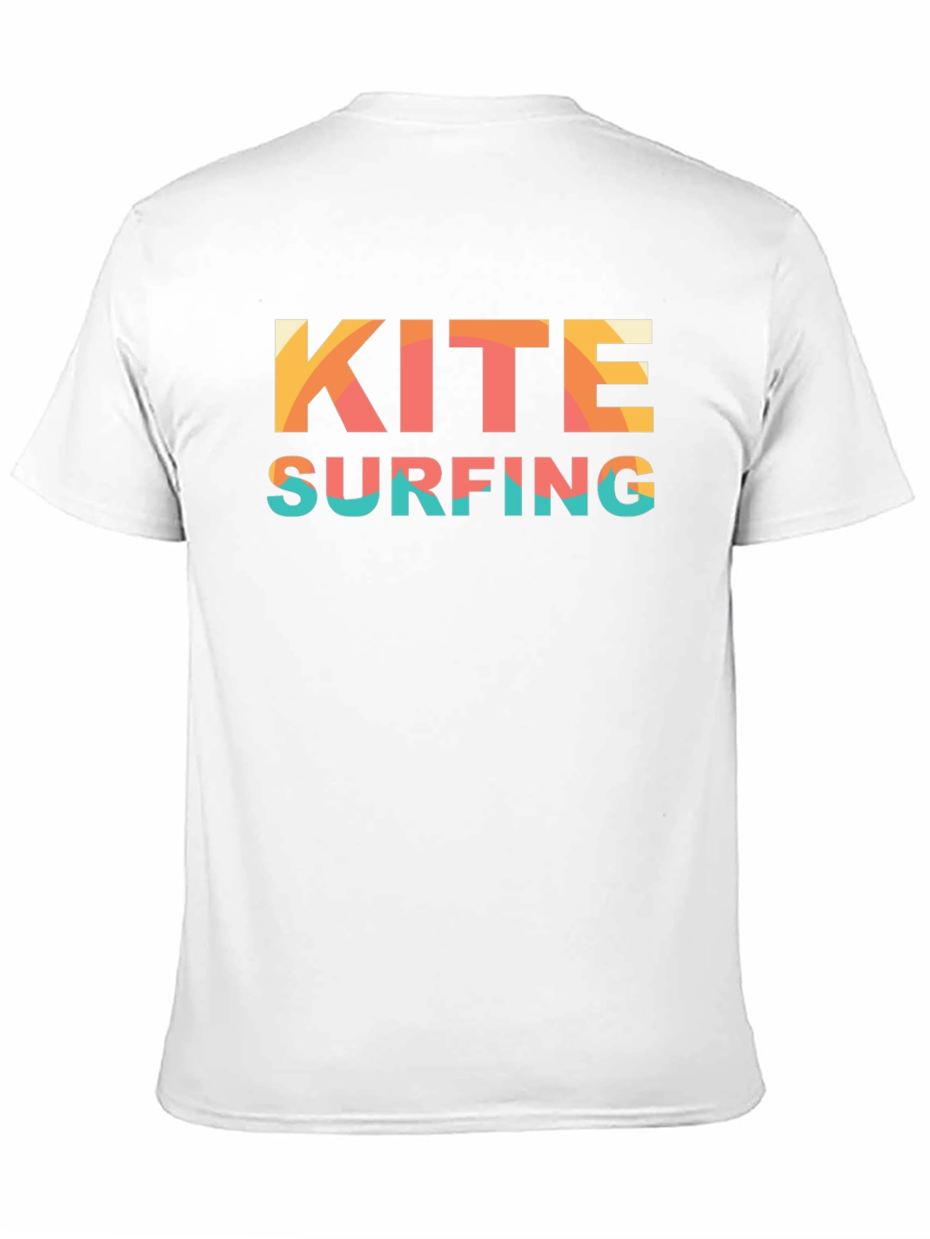 Kite Surfing Graphic T-Shirt - Black