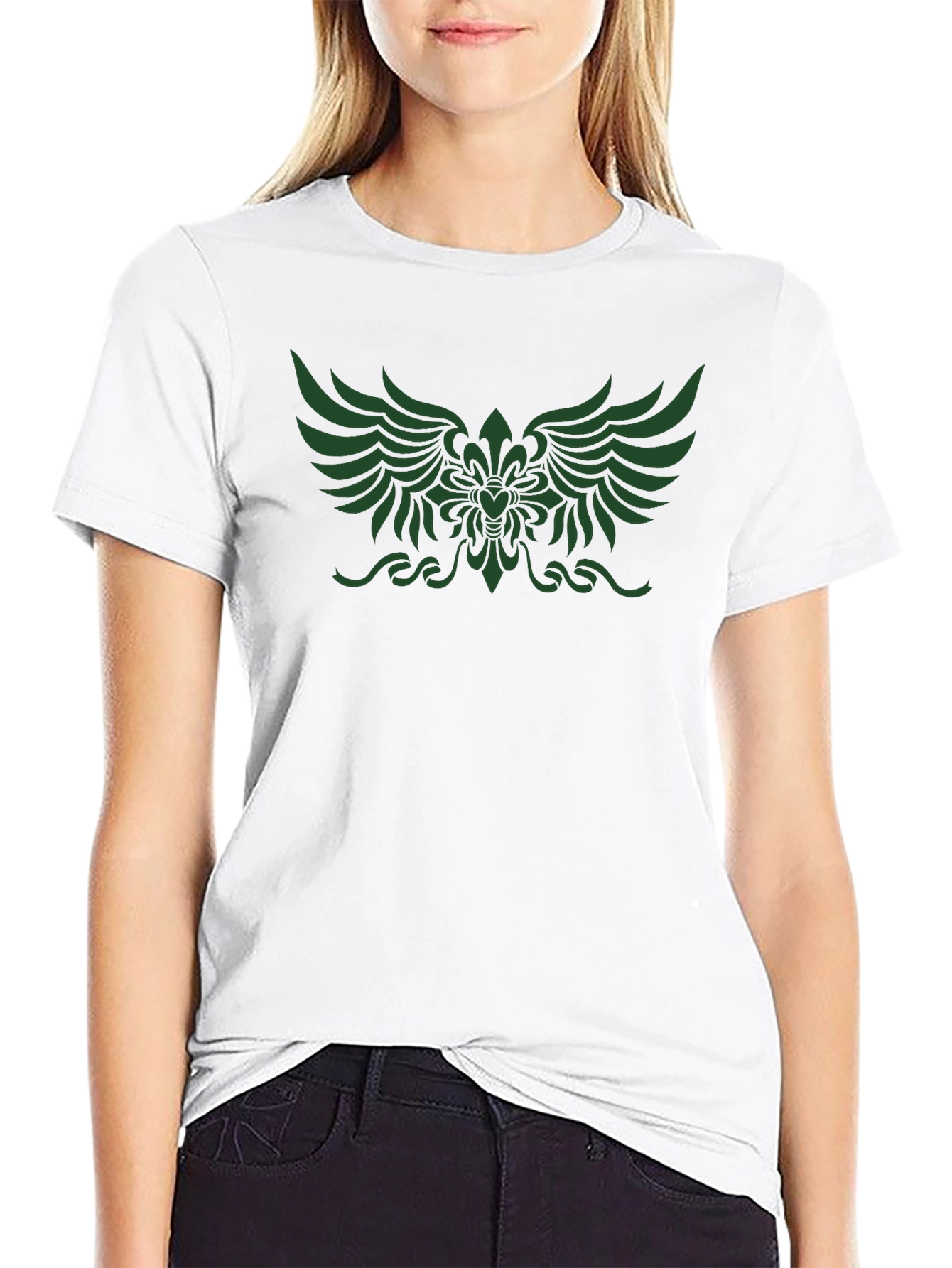 Winged Emblem Black T-Shirt