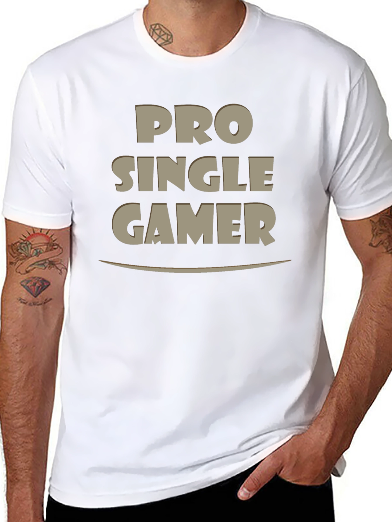 Pro Single Gamer Graphic T-Shirt