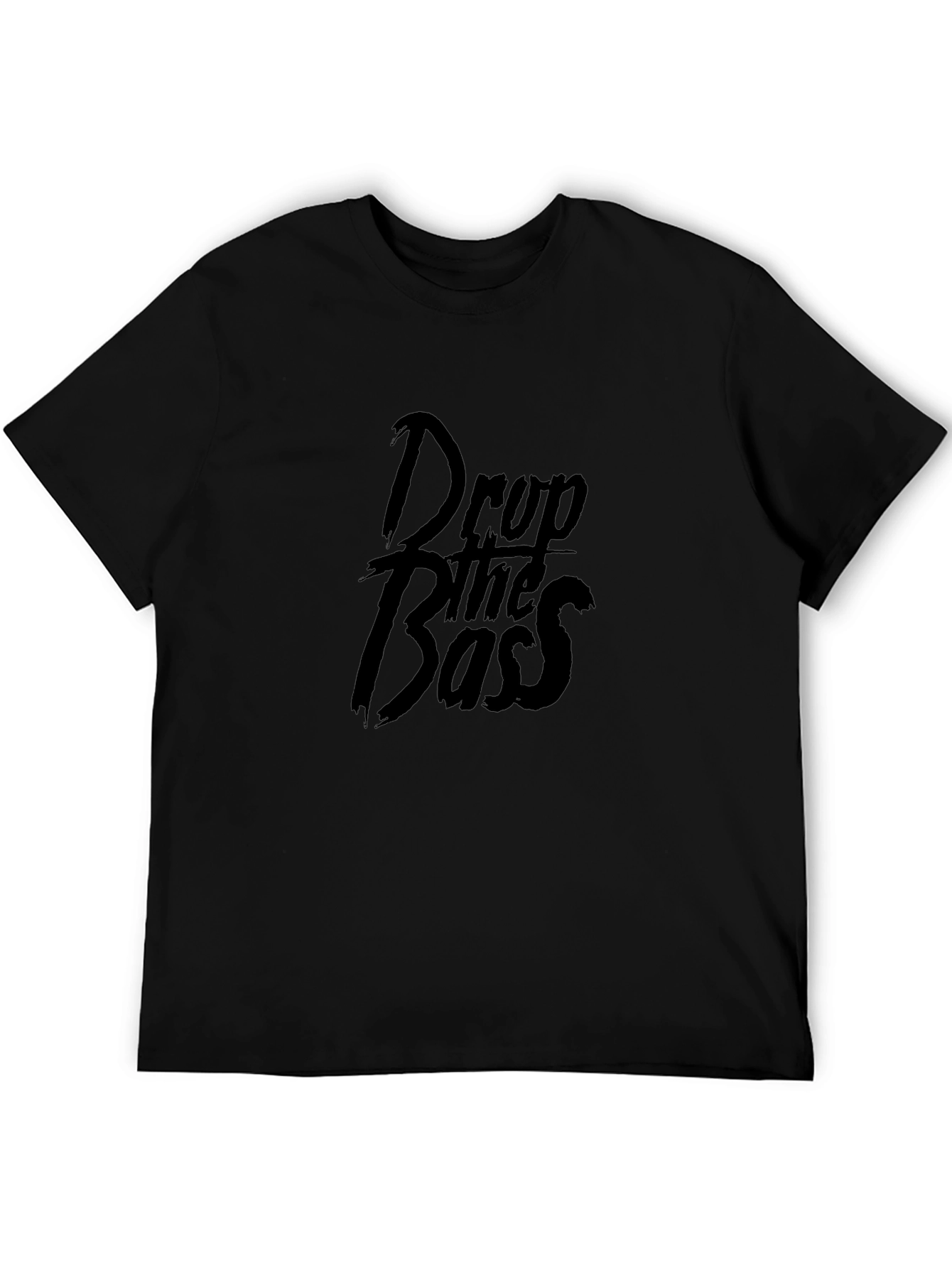 Drop the Bass Black Graphic T-Shirt