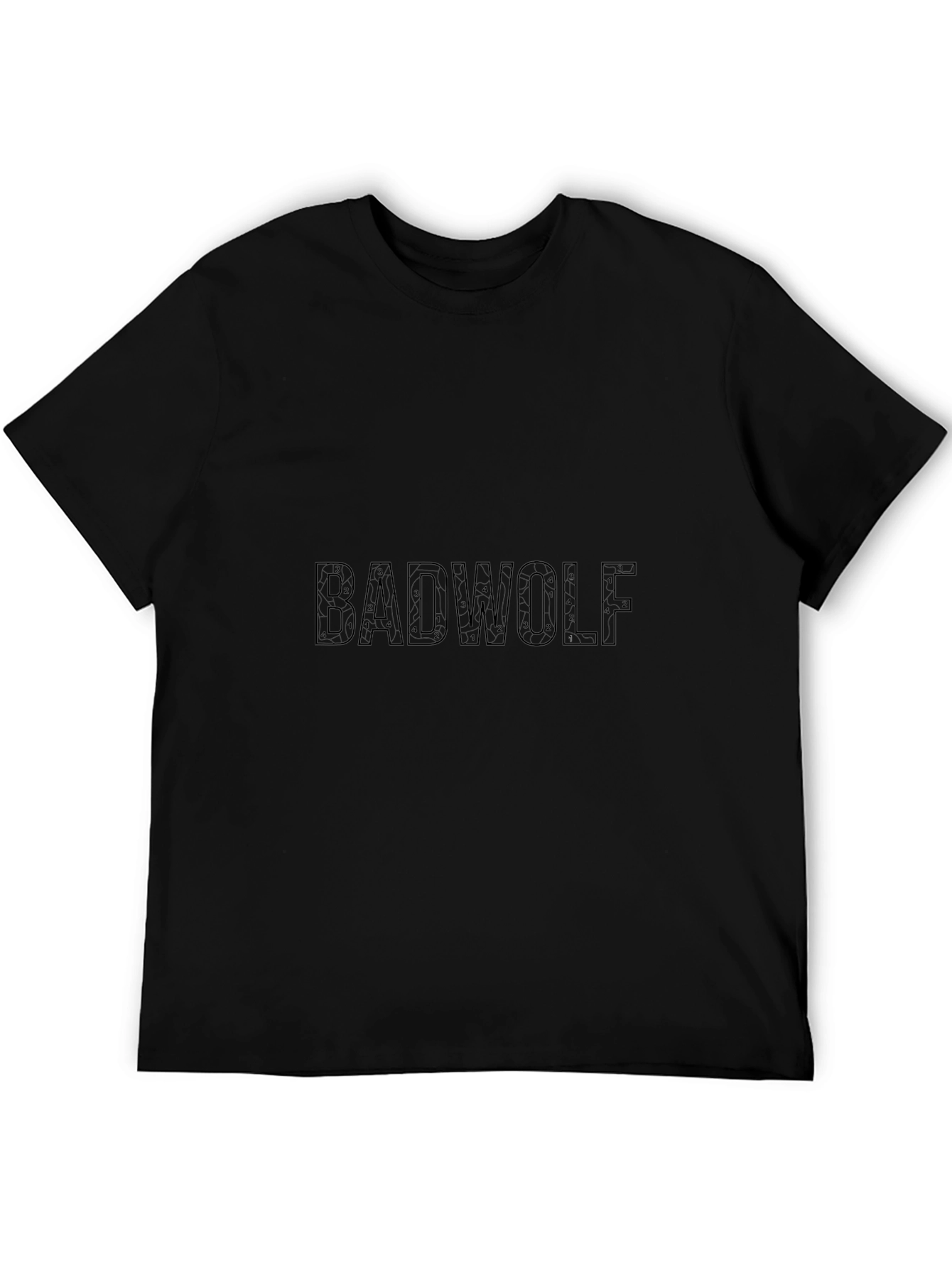 BADWOLF Graphic Tee - Black Cotton Casual Comfort