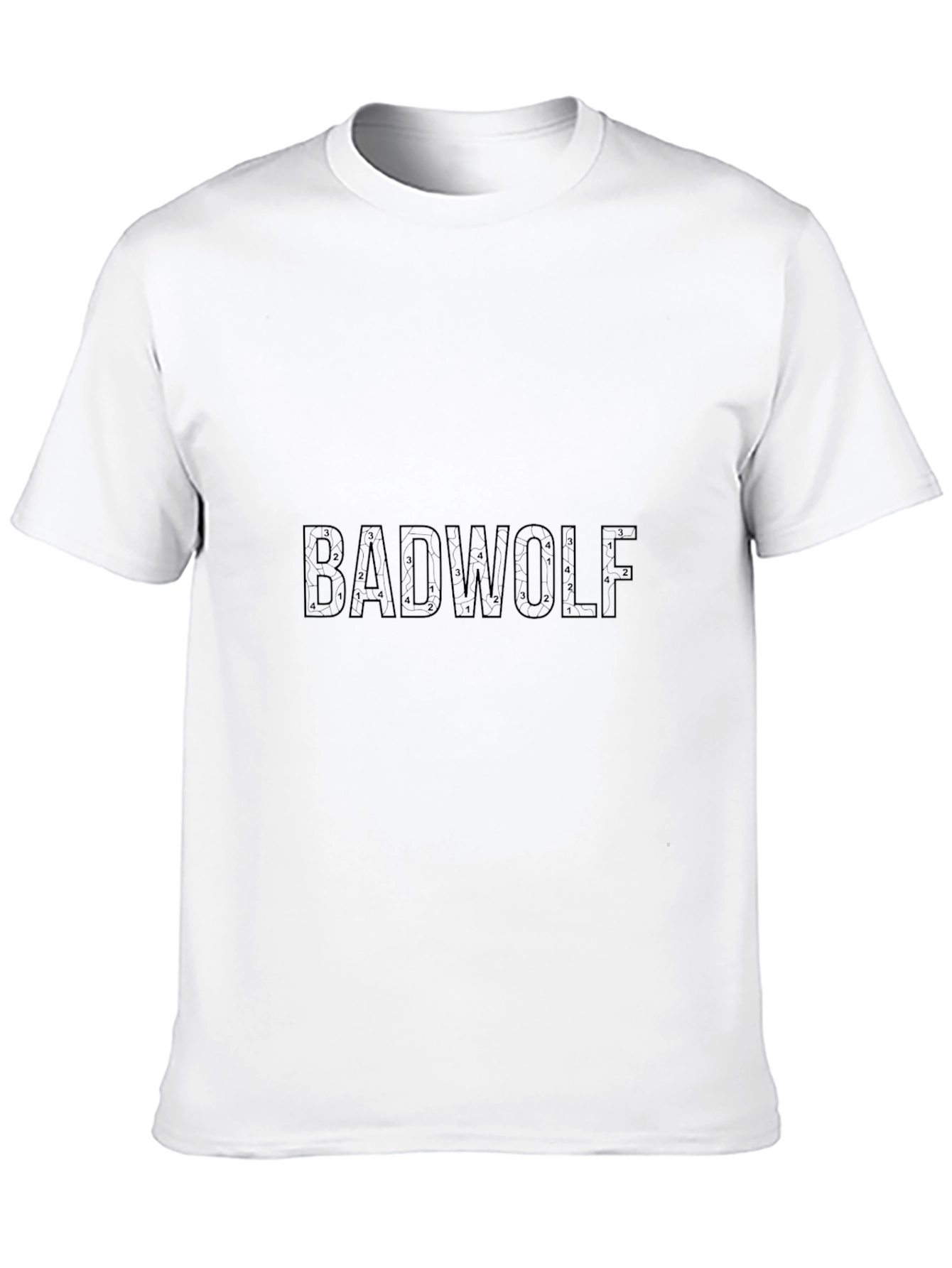 BADWOLF Graphic Tee - Black Cotton Casual Comfort