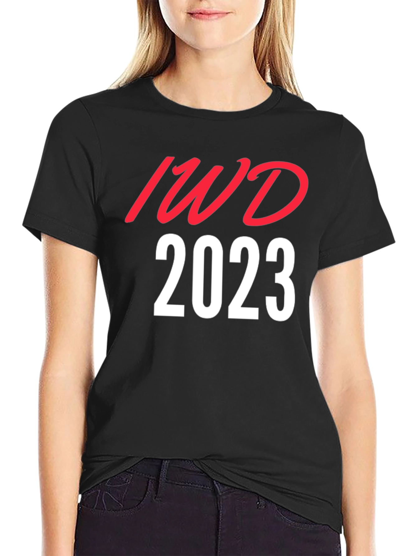 IWD 2023 Graphic T-Shirt - Black