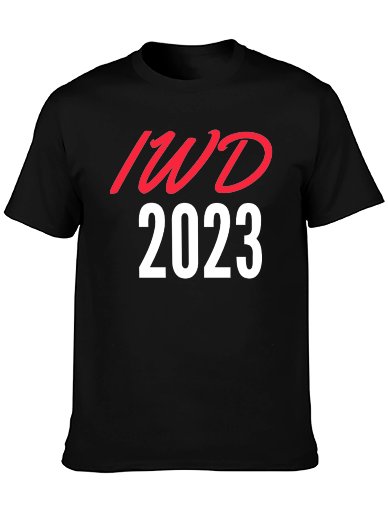 IWD 2023 Graphic T-Shirt - Black